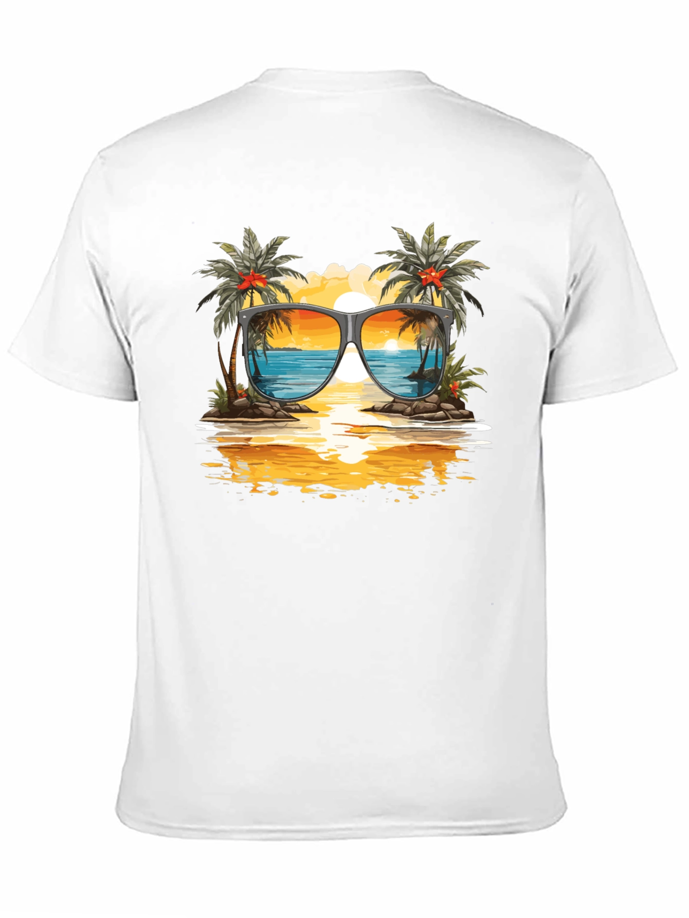 Sunset Beach Sunglasses T-Shirt