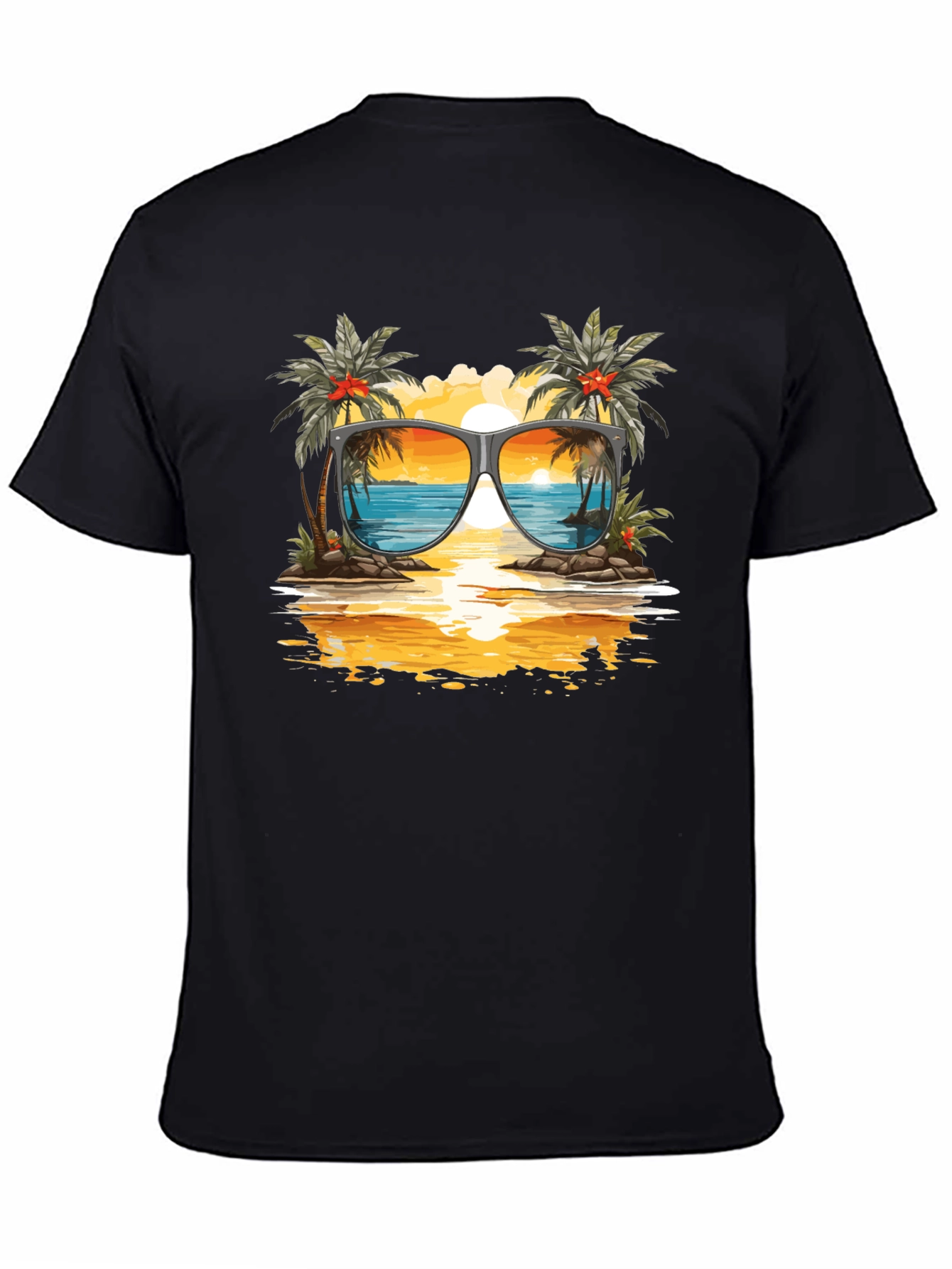 Sunset Beach Sunglasses T-Shirt