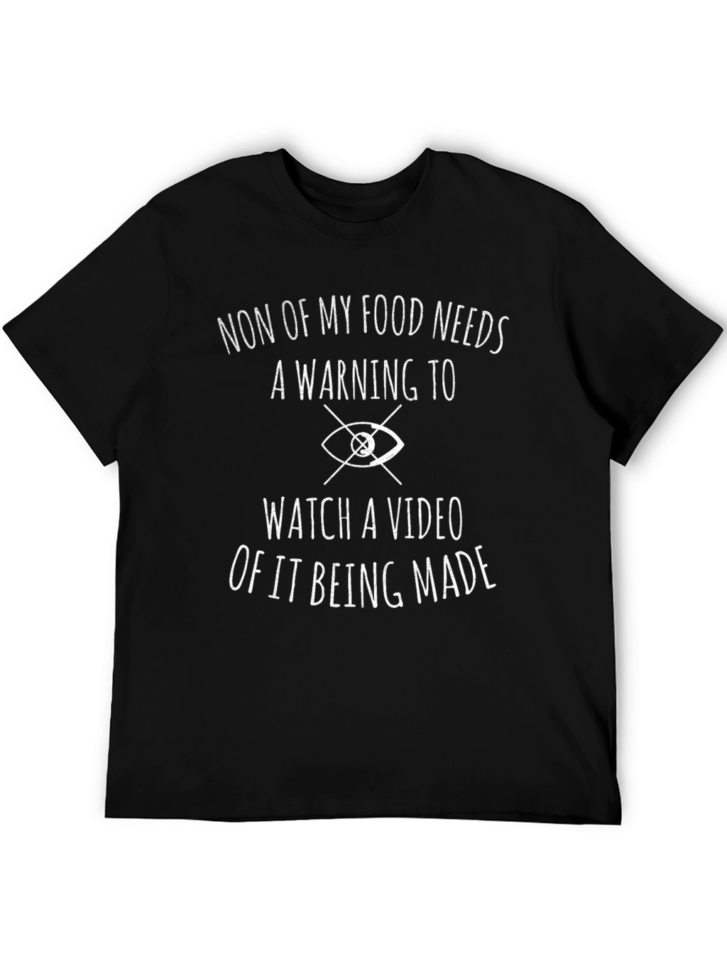 Funny Food Warning Graphic Tee