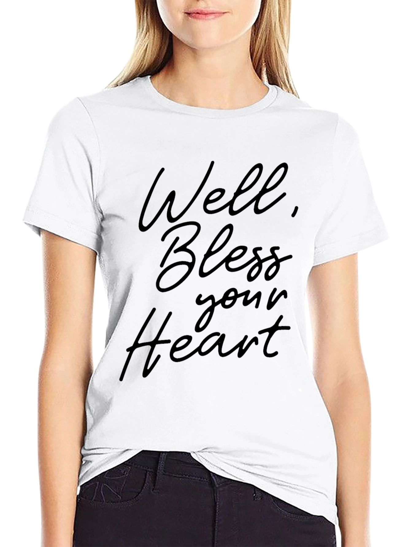 Well Bless Your Heart Black Graphic Tee