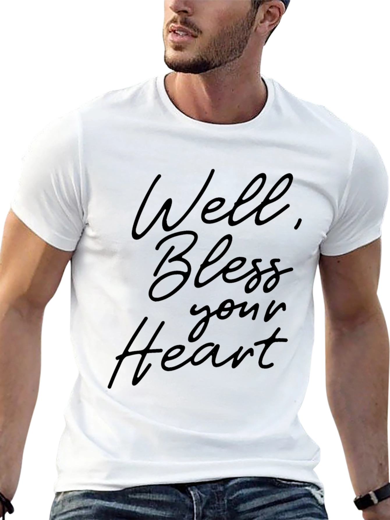 Well Bless Your Heart Black Graphic Tee