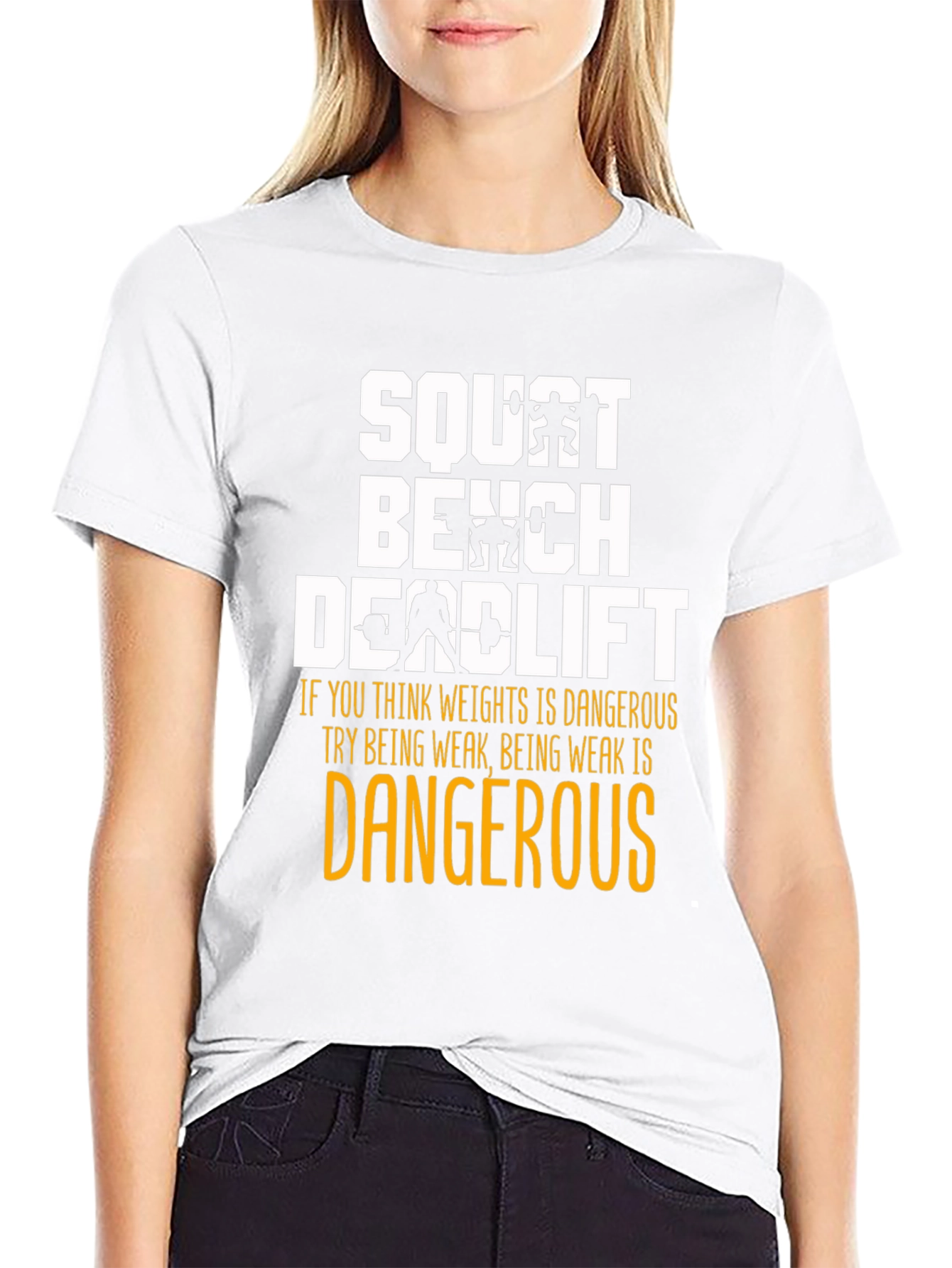 Squat Bench Deadlift Weightlifting T-Shirt