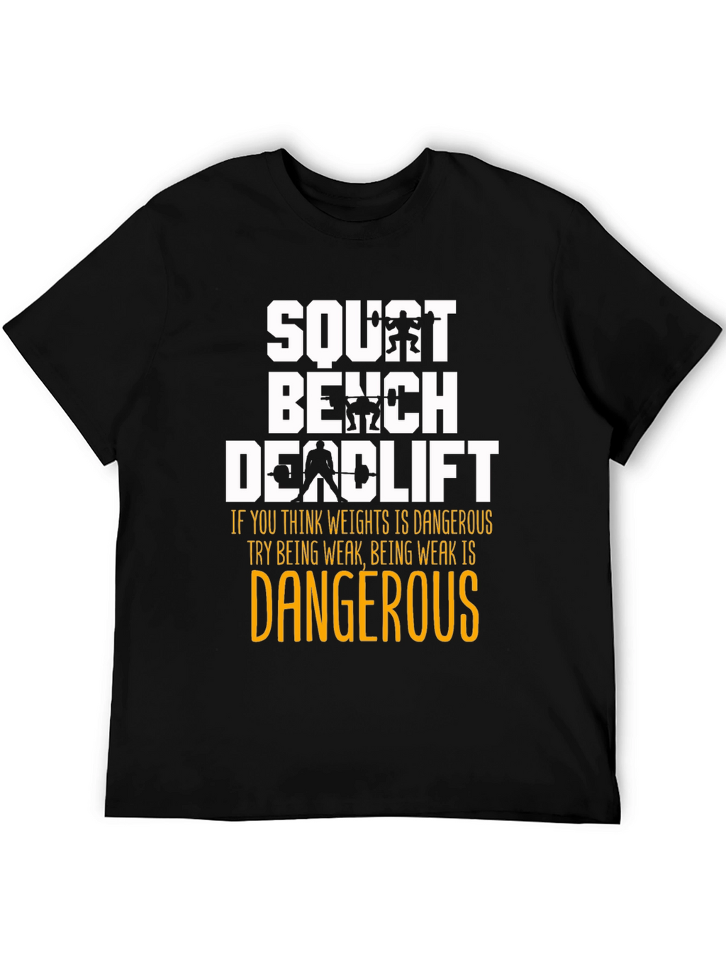 Squat Bench Deadlift Weightlifting T-Shirt