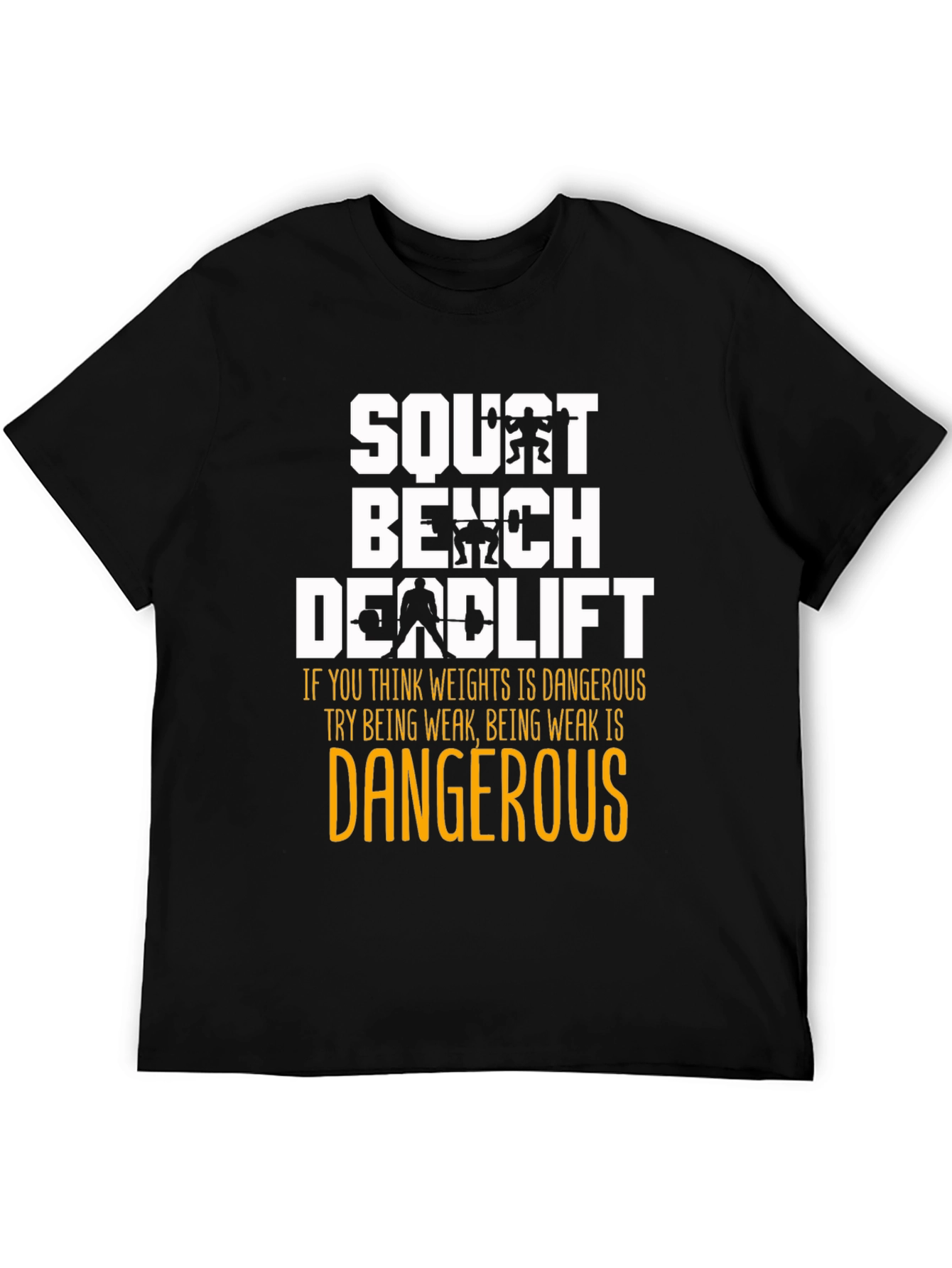 Squat Bench Deadlift Weightlifting T-Shirt