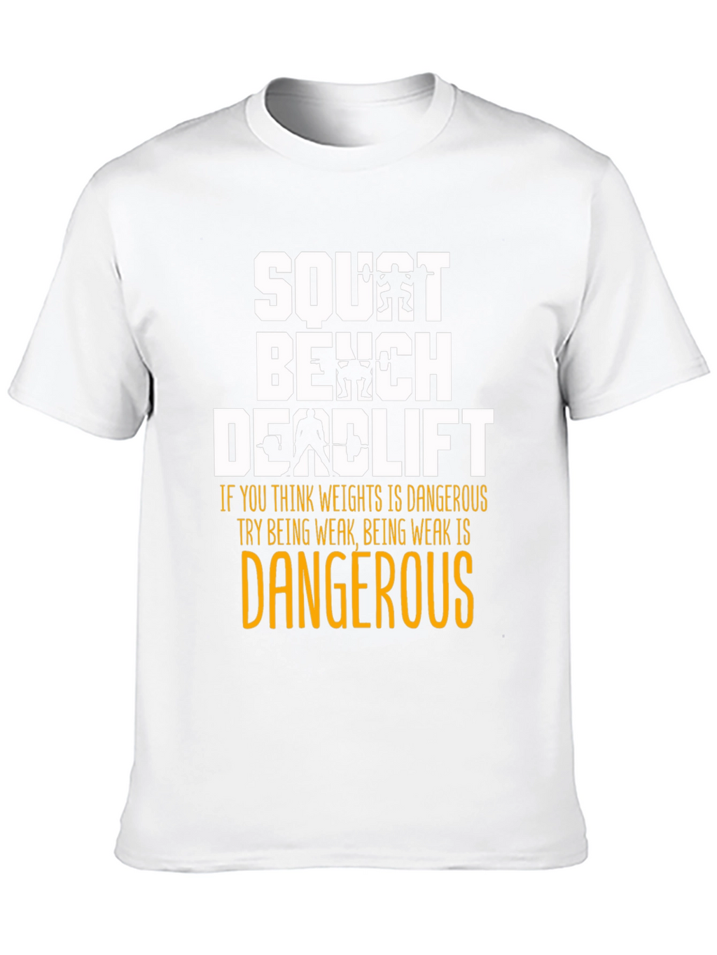 Squat Bench Deadlift Weightlifting T-Shirt