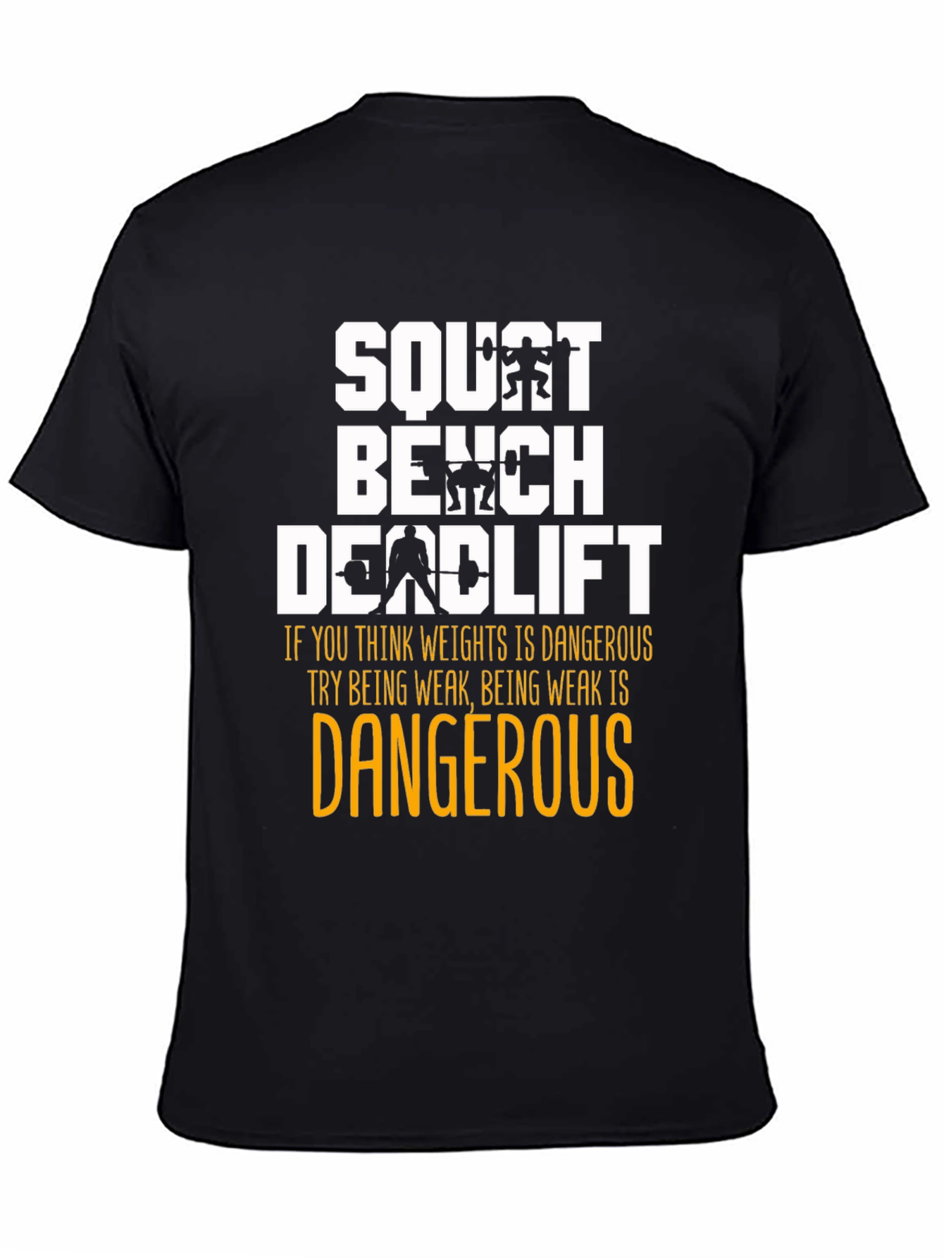 Squat Bench Deadlift Weightlifting T-Shirt