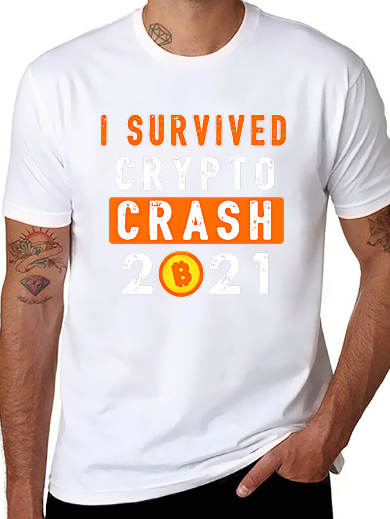 Crypto Crash 2021 Survivor T-Shirt