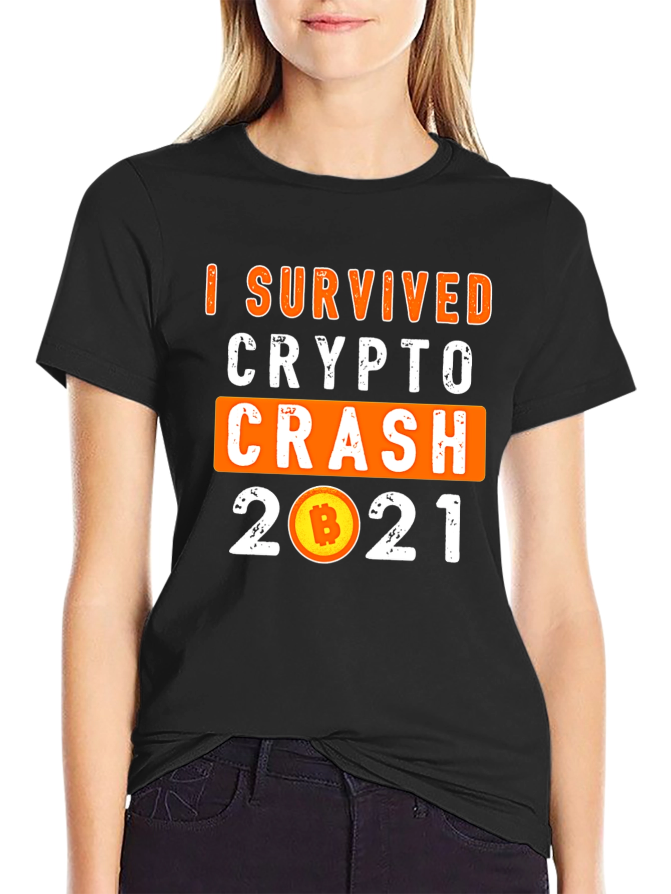 Crypto Crash 2021 Survivor T-Shirt
