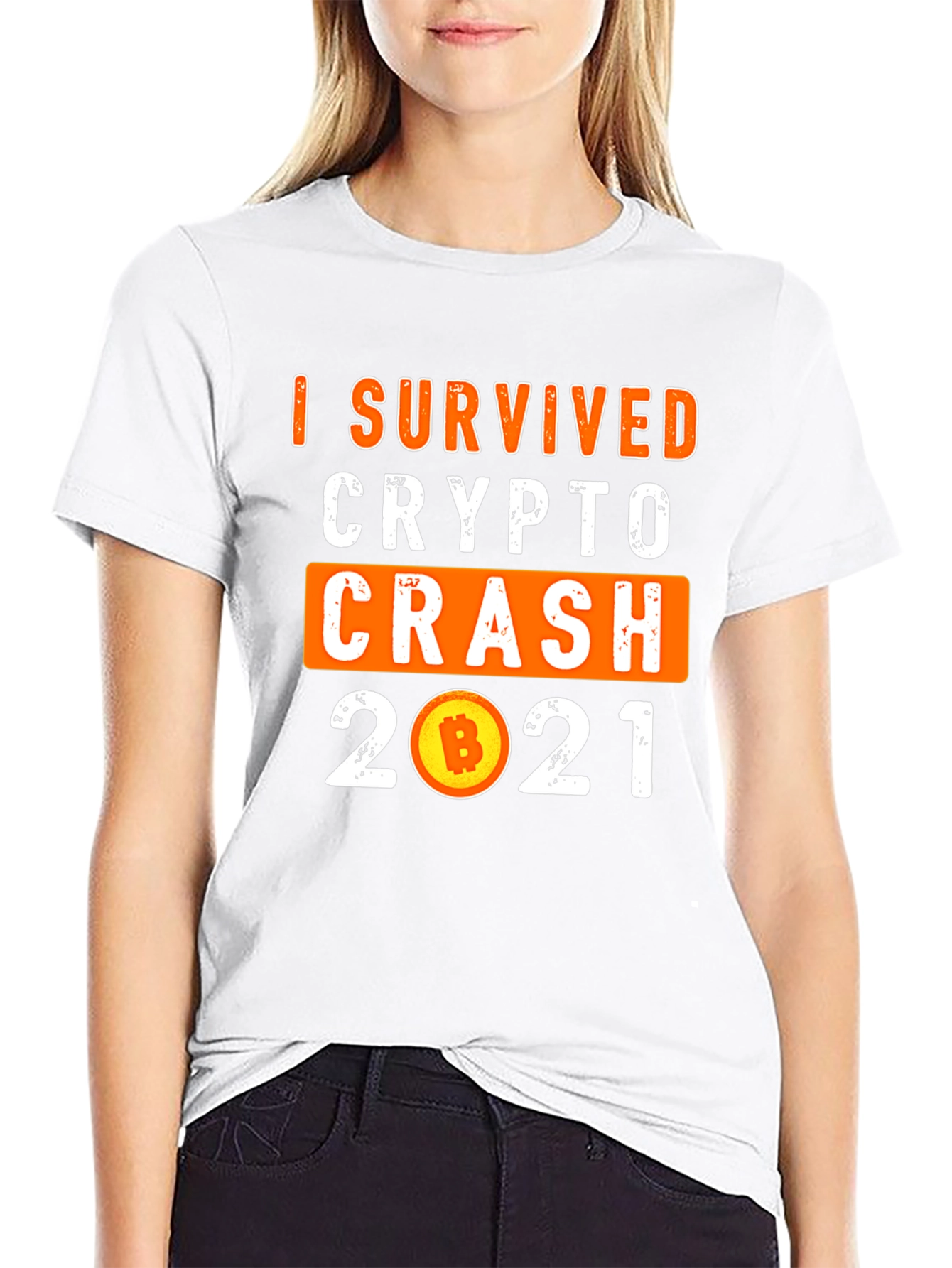 Crypto Crash 2021 Survivor T-Shirt
