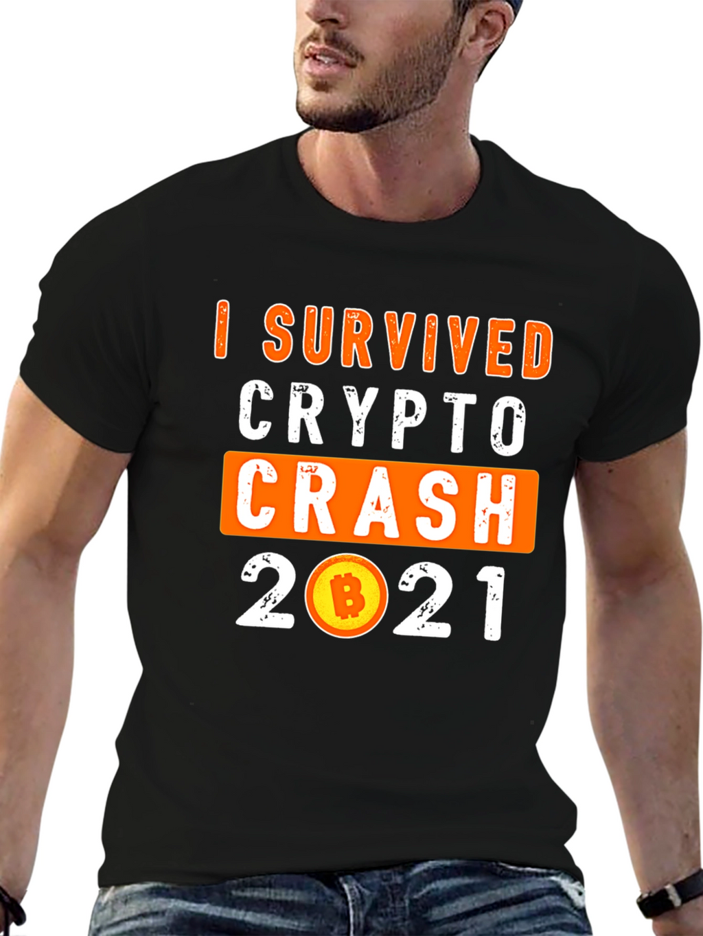 Crypto Crash 2021 Survivor T-Shirt