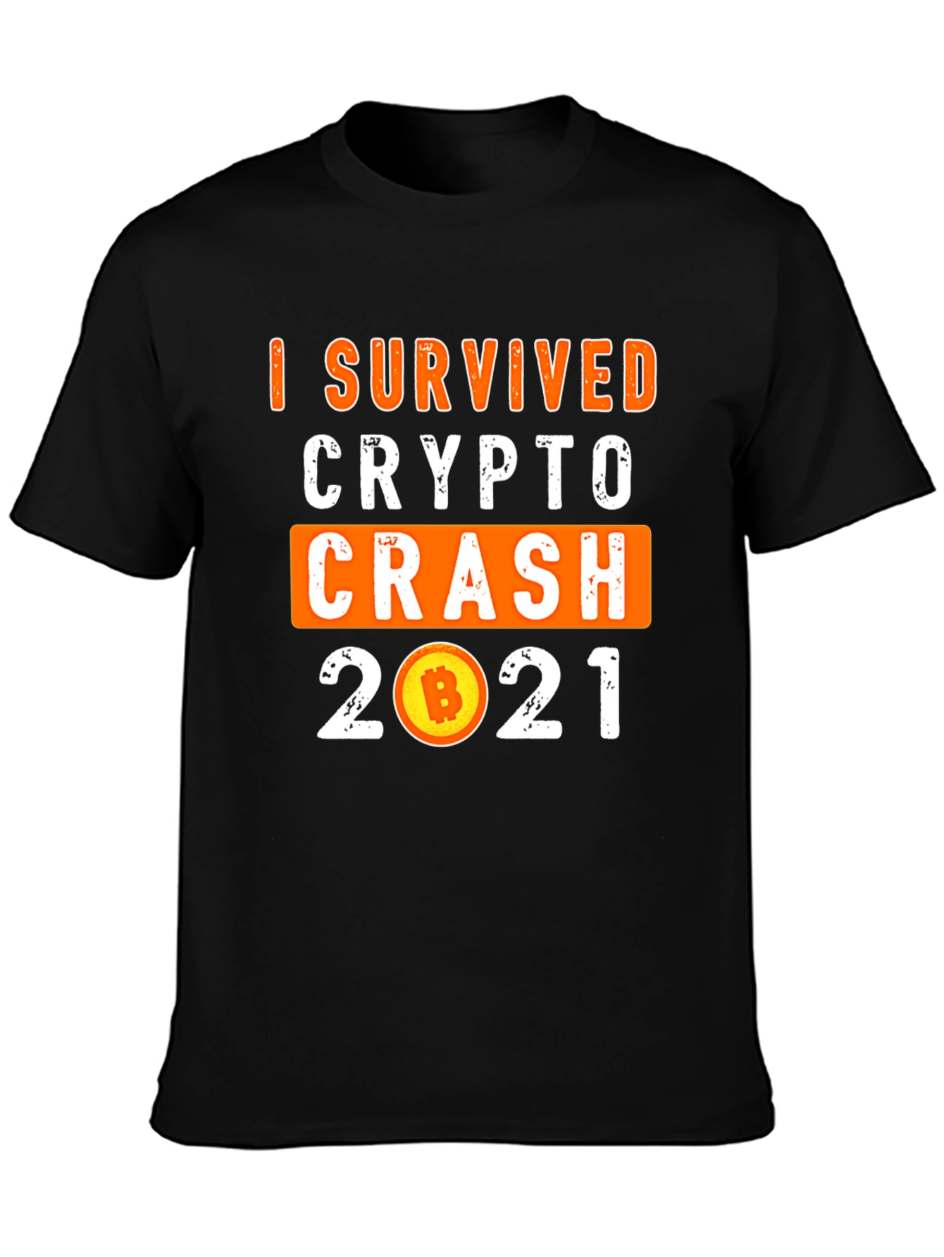 Crypto Crash 2021 Survivor T-Shirt