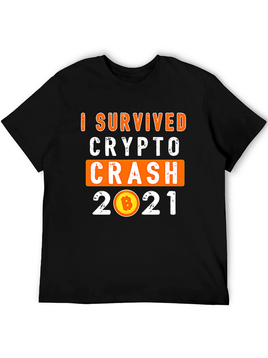 Crypto Crash 2021 Survivor T-Shirt