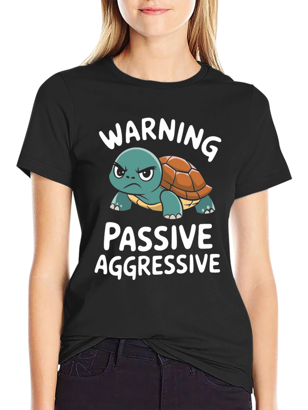 Passive Aggressive Turtle T-Shirt Funny Novelty Tee