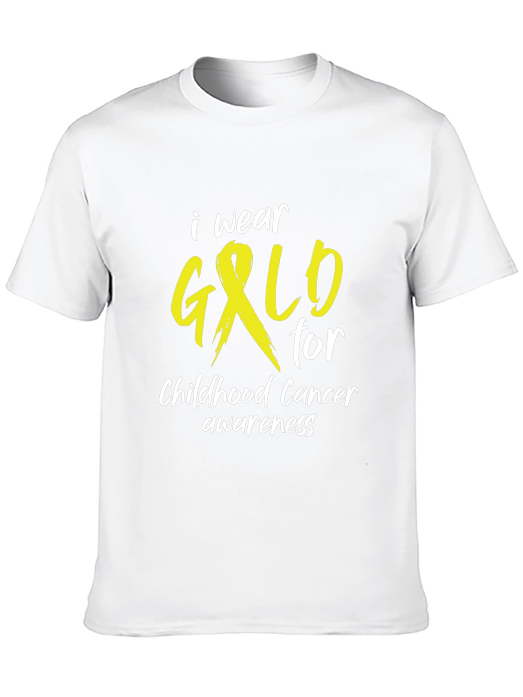 Childhood Cancer Awareness Gold Ribbon T-Shirt