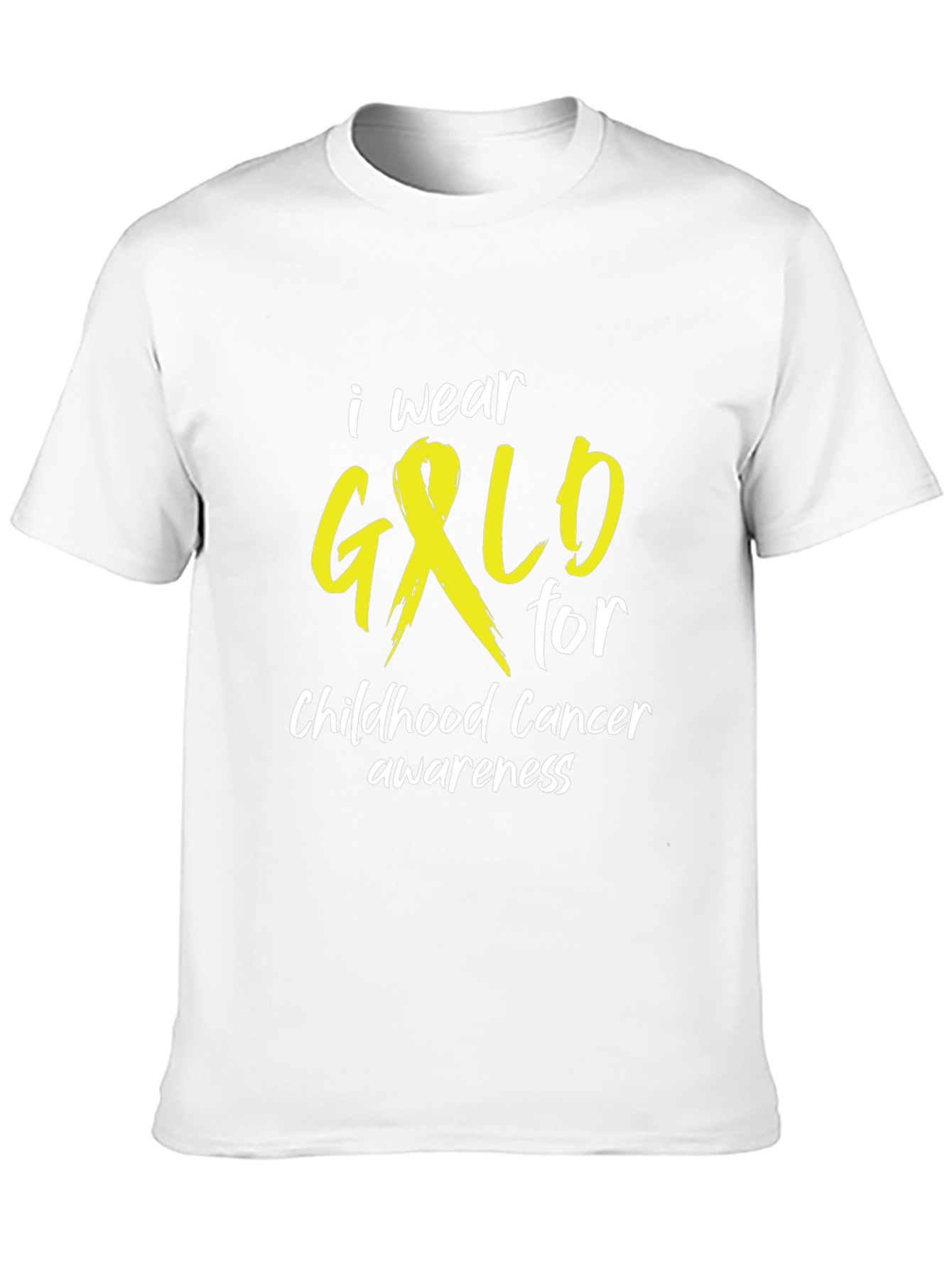 Childhood Cancer Awareness Gold Ribbon T-Shirt