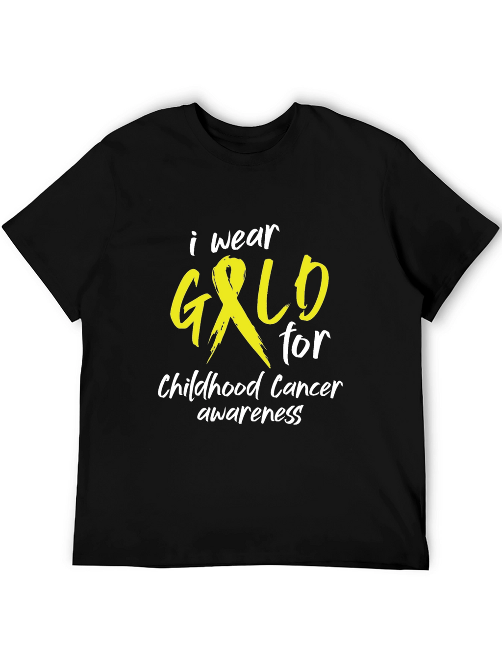 Childhood Cancer Awareness Gold Ribbon T-Shirt