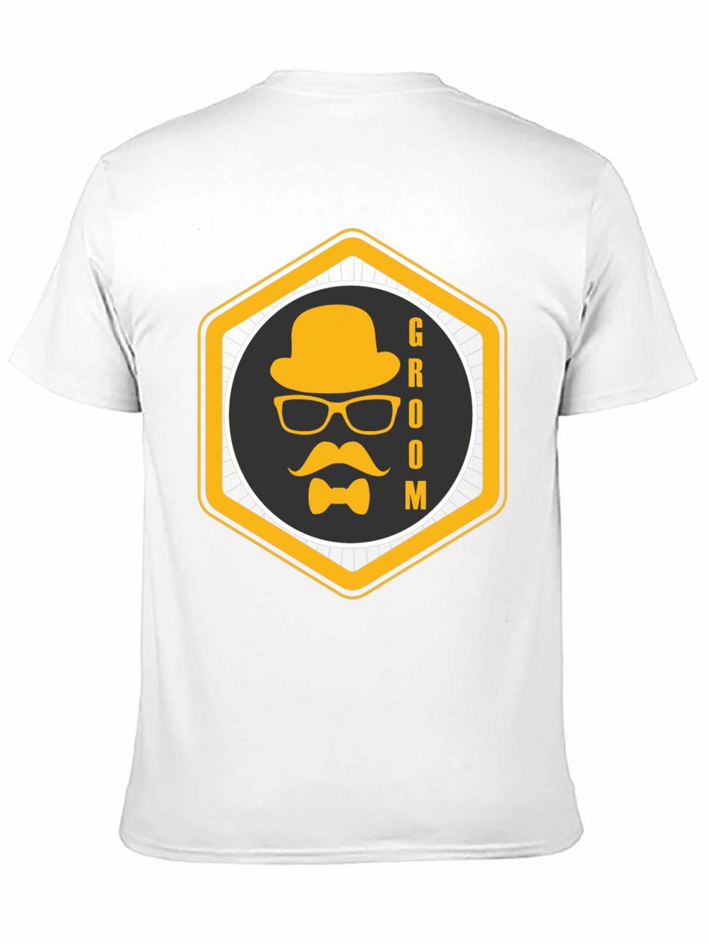Groom Graphic Black T-Shirt - Stylish Wedding Apparel