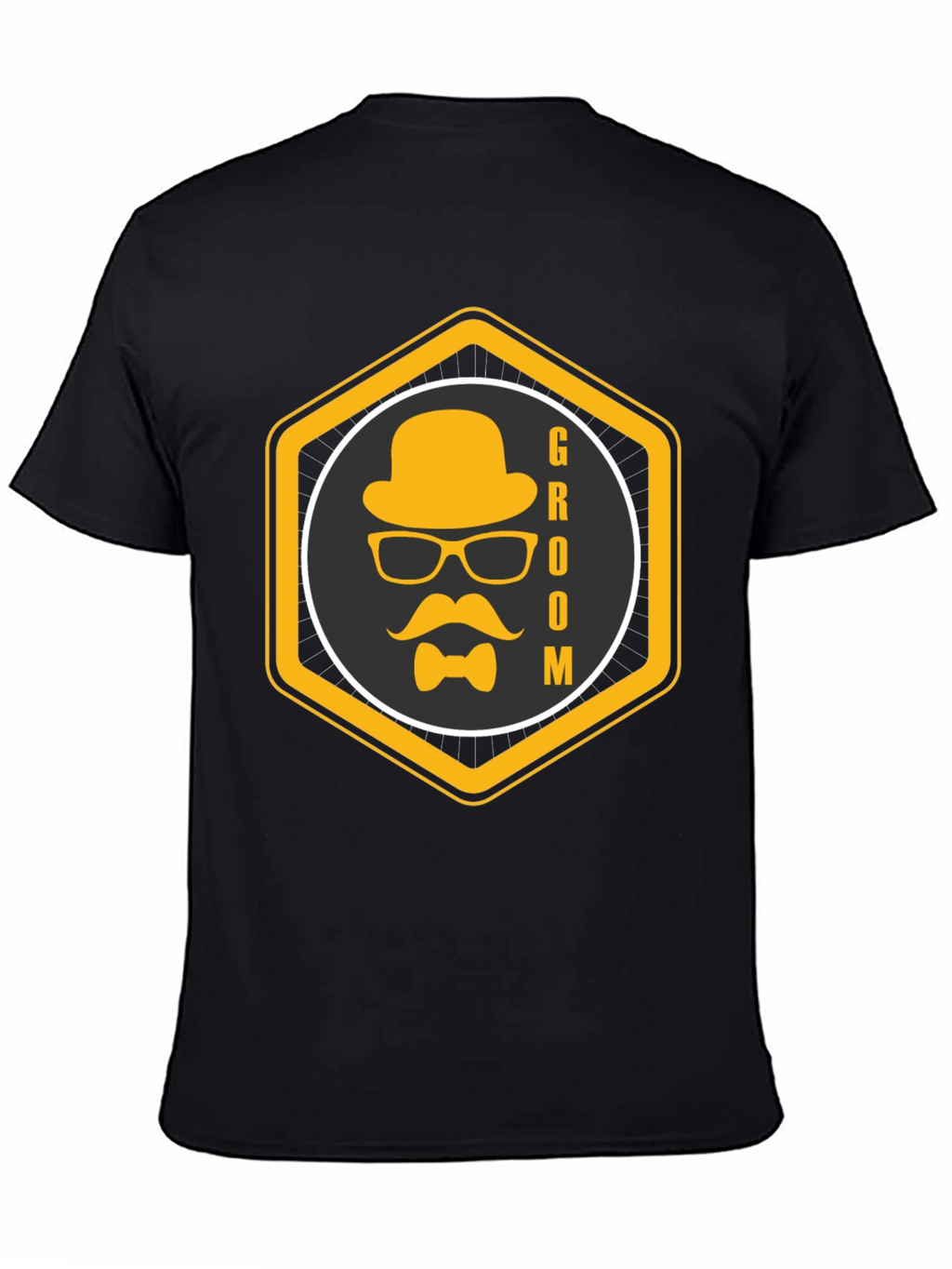 Groom Graphic Black T-Shirt - Stylish Wedding Apparel