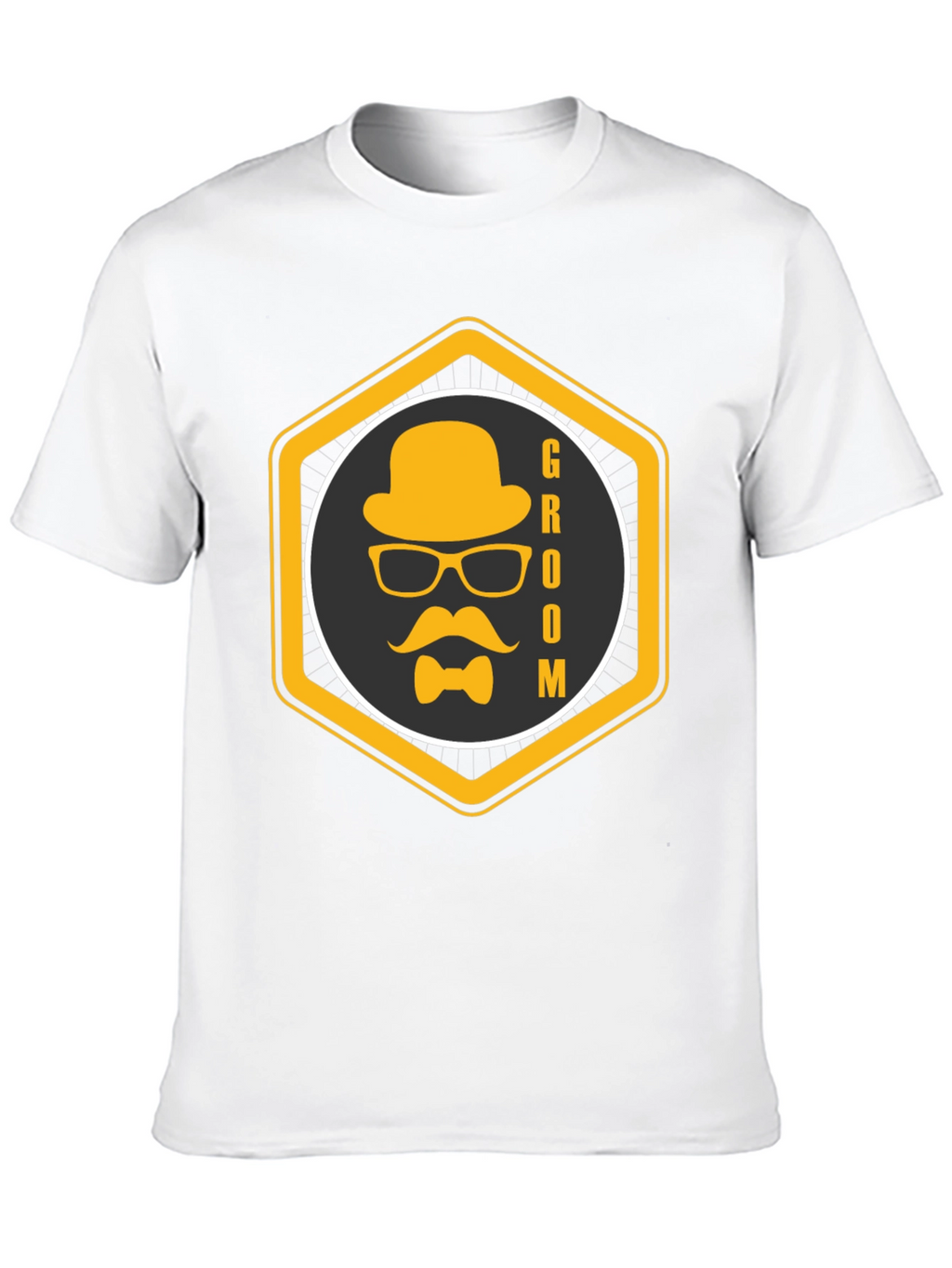 Groom Graphic Black T-Shirt - Stylish Wedding Apparel