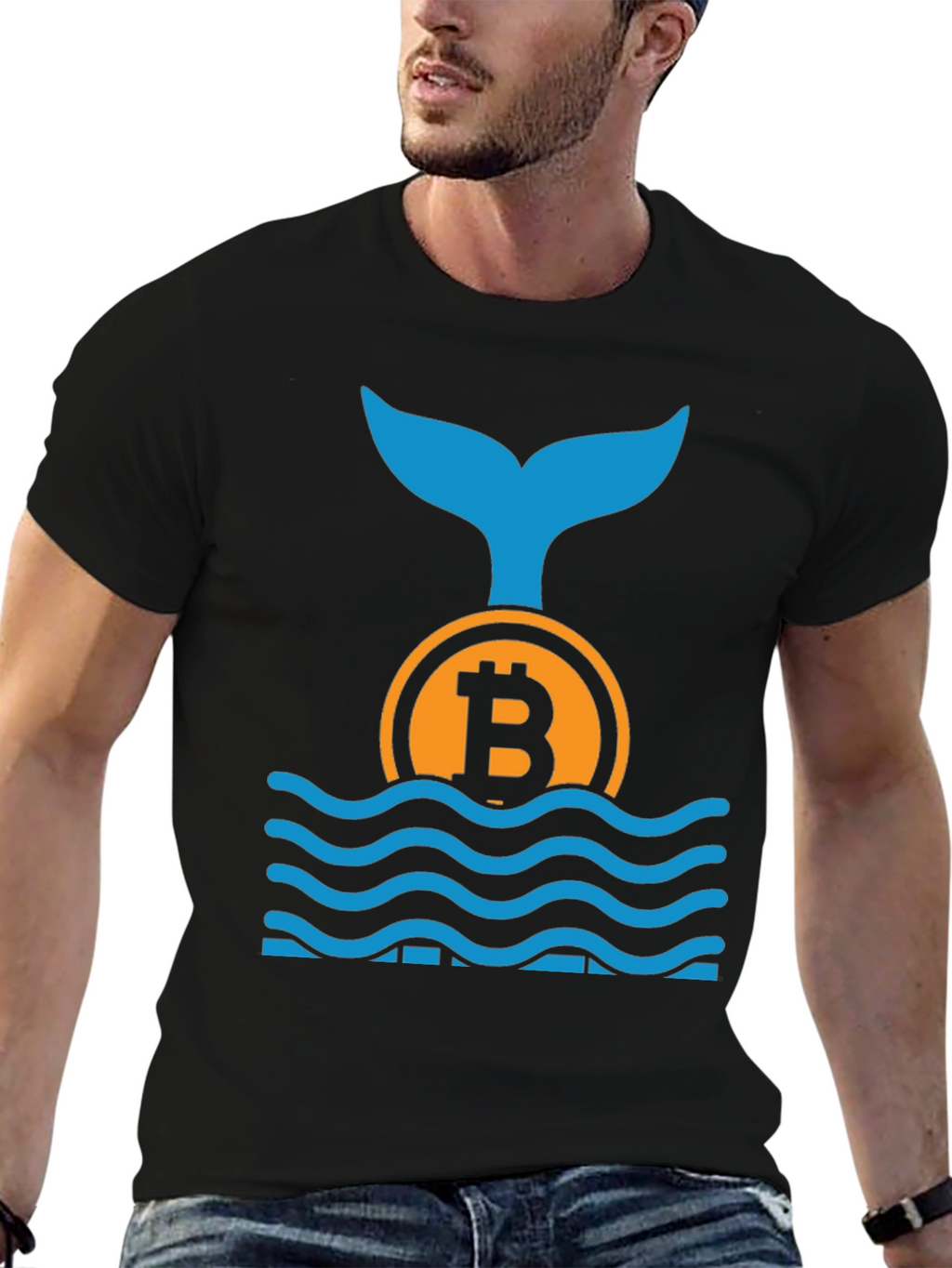 Bitcoin Whale T-Shirt - Crypto Trader Apparel