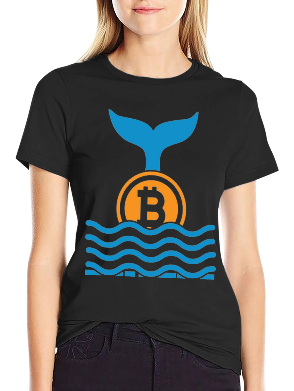 Bitcoin Whale T-Shirt - Crypto Trader Apparel