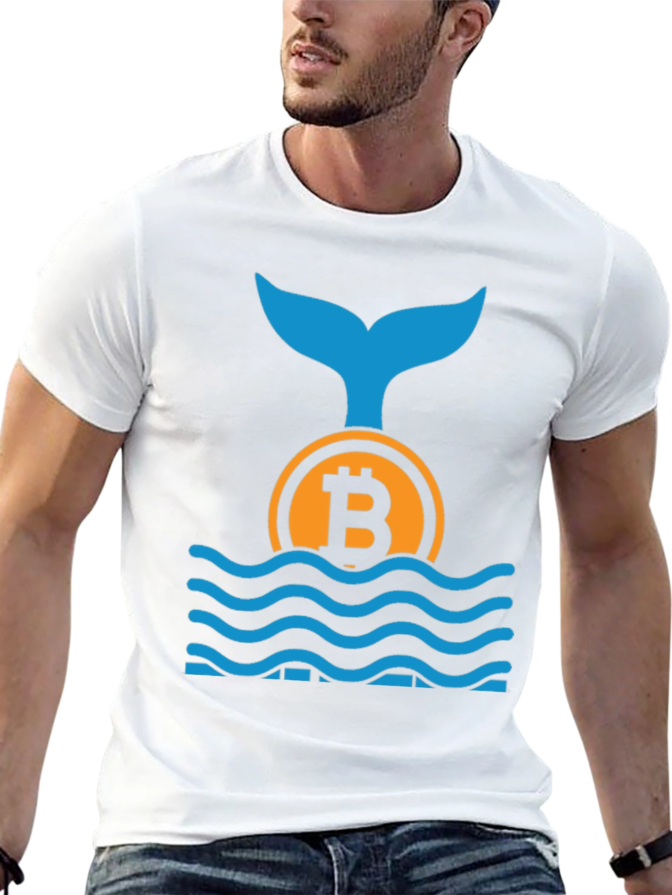 Bitcoin Whale T-Shirt - Crypto Trader Apparel