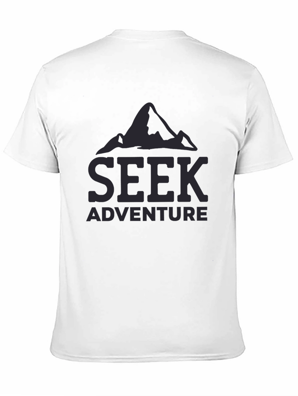 Seek Adventure Black T-Shirt