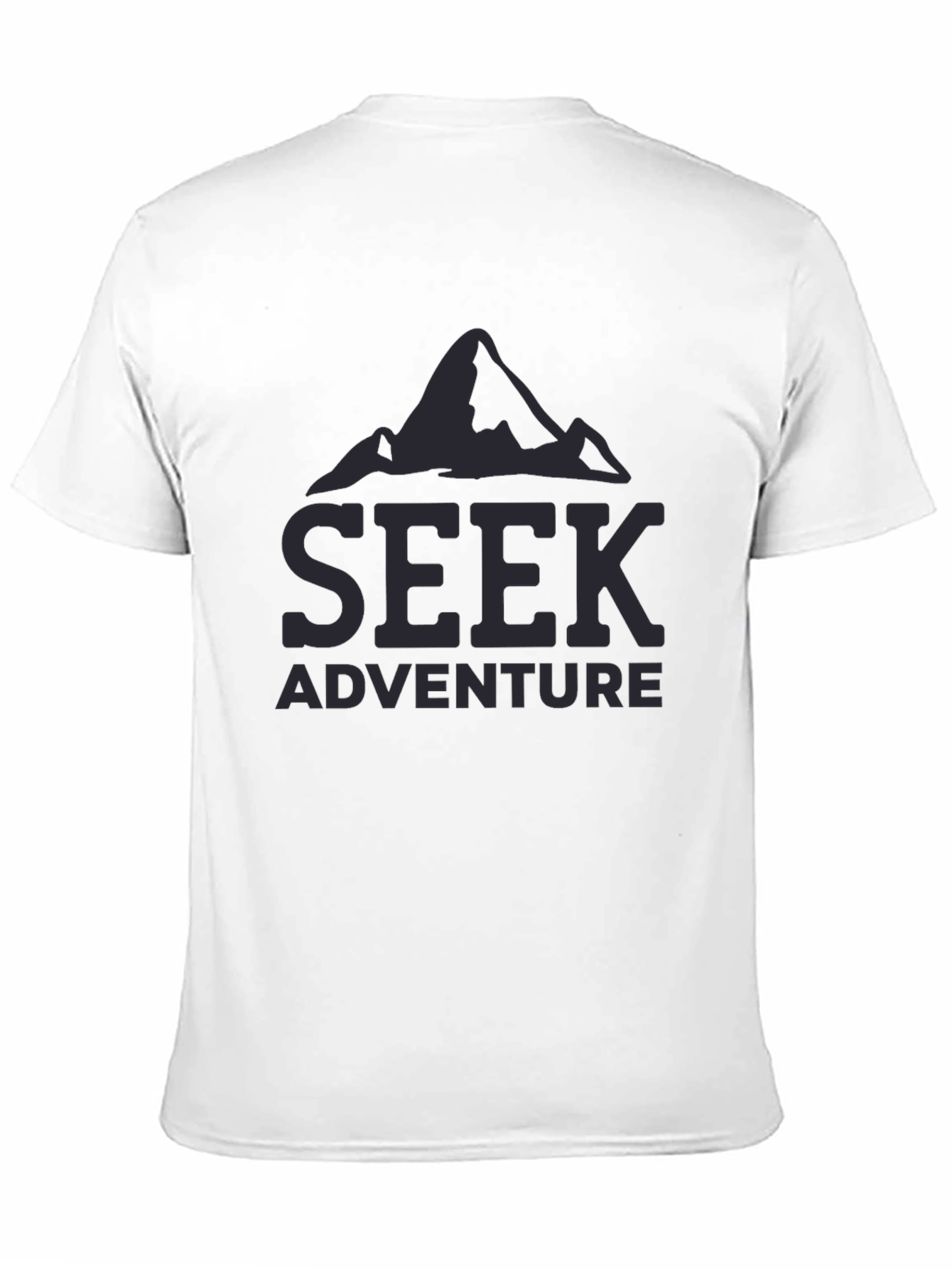 Seek Adventure Black T-Shirt