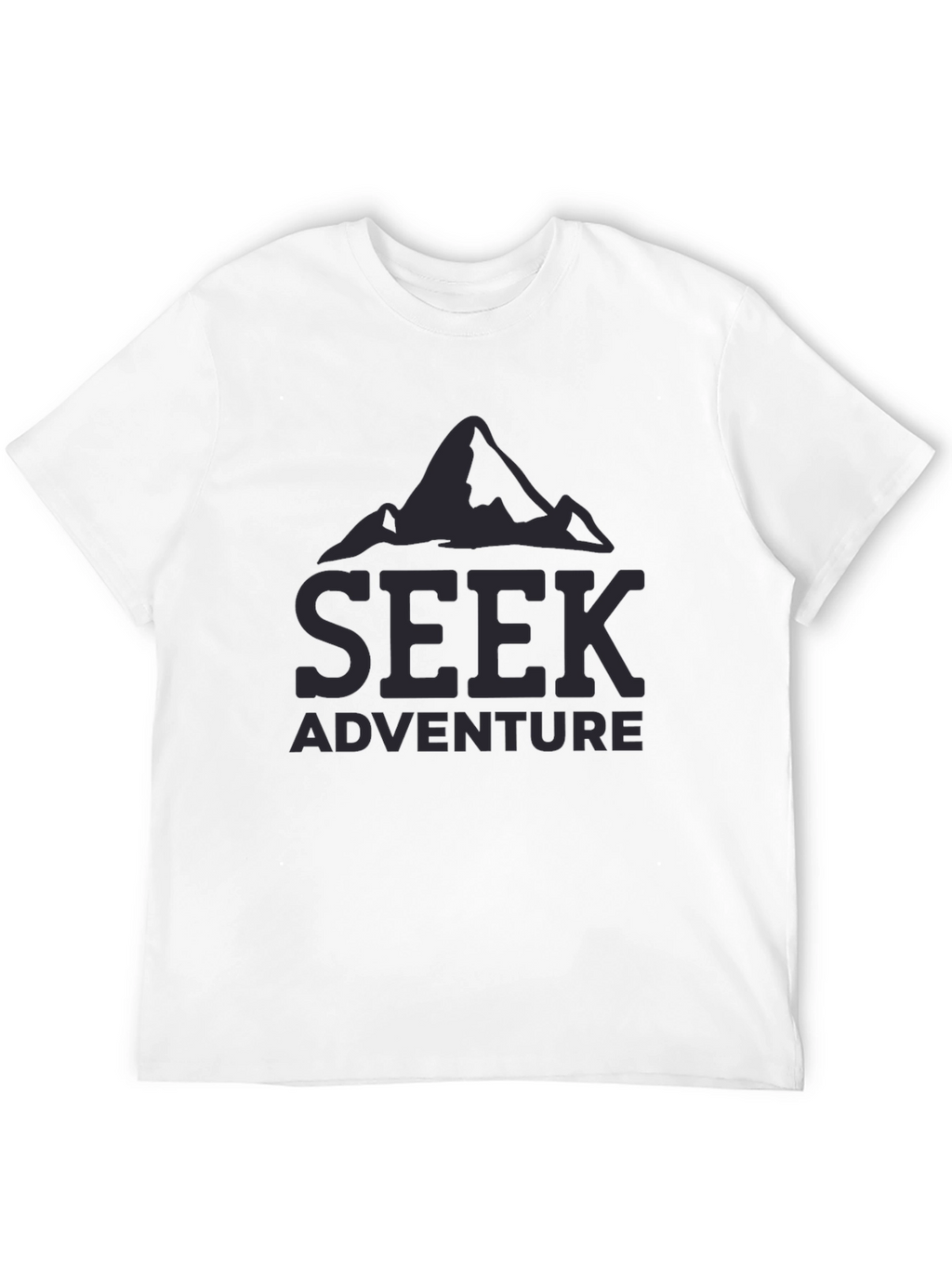 Seek Adventure Black T-Shirt