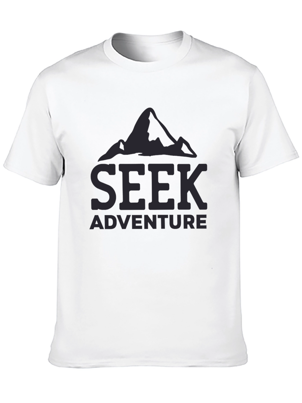 Seek Adventure Black T-Shirt