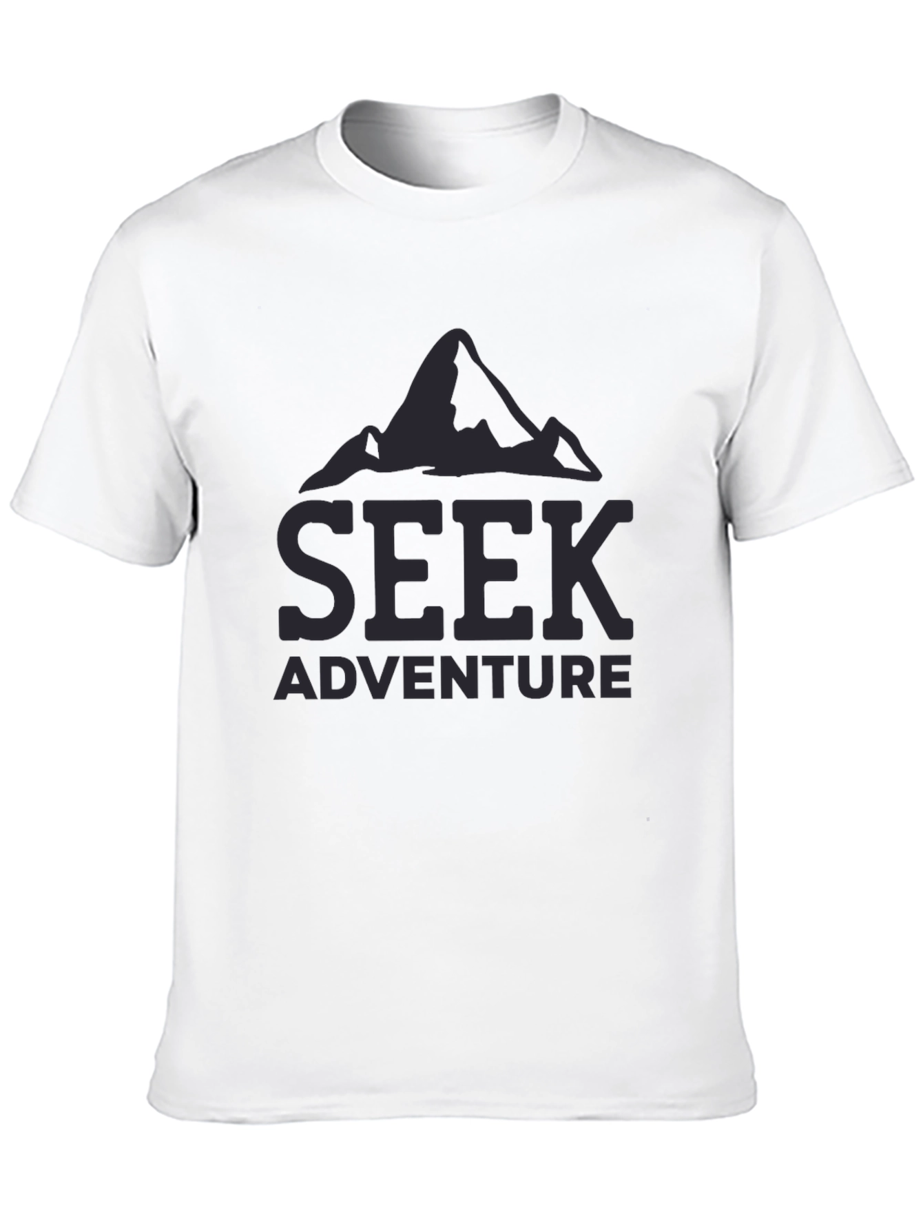 Seek Adventure Black T-Shirt