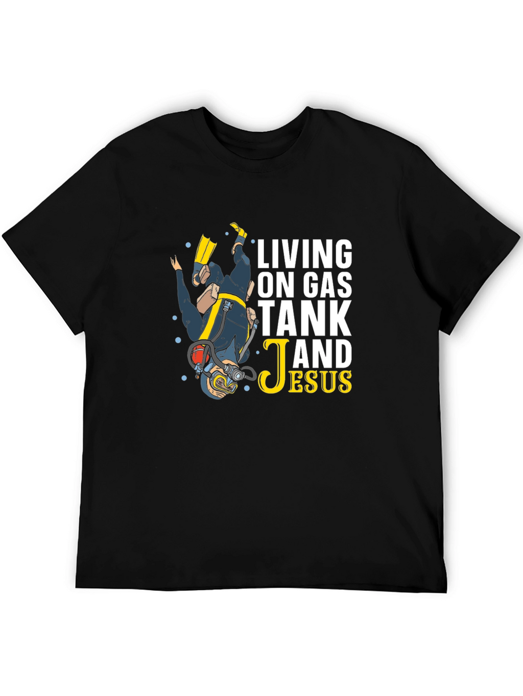 Living on Gas Tank and Jesus T-Shirt