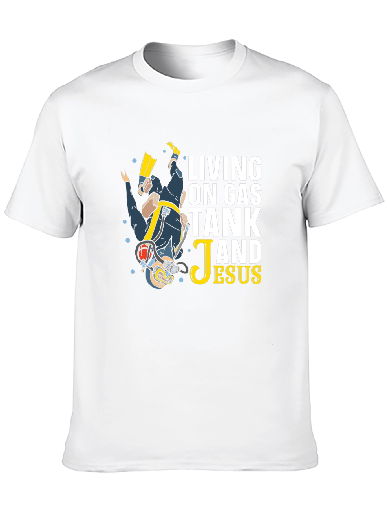 Living on Gas Tank and Jesus T-Shirt