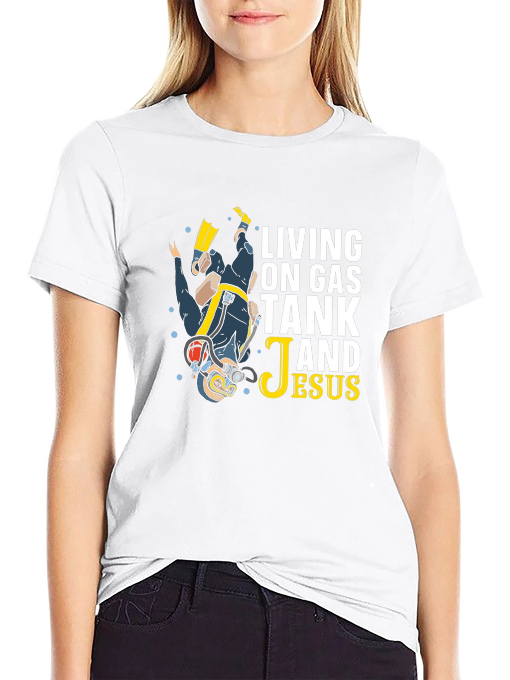 Living on Gas Tank and Jesus T-Shirt