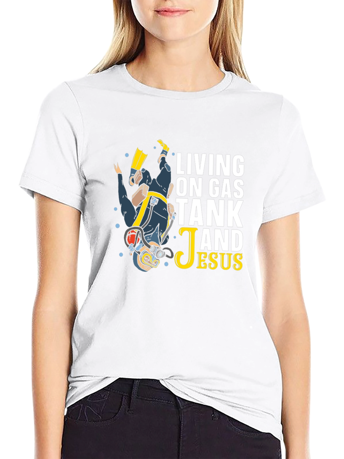 Living on Gas Tank and Jesus T-Shirt
