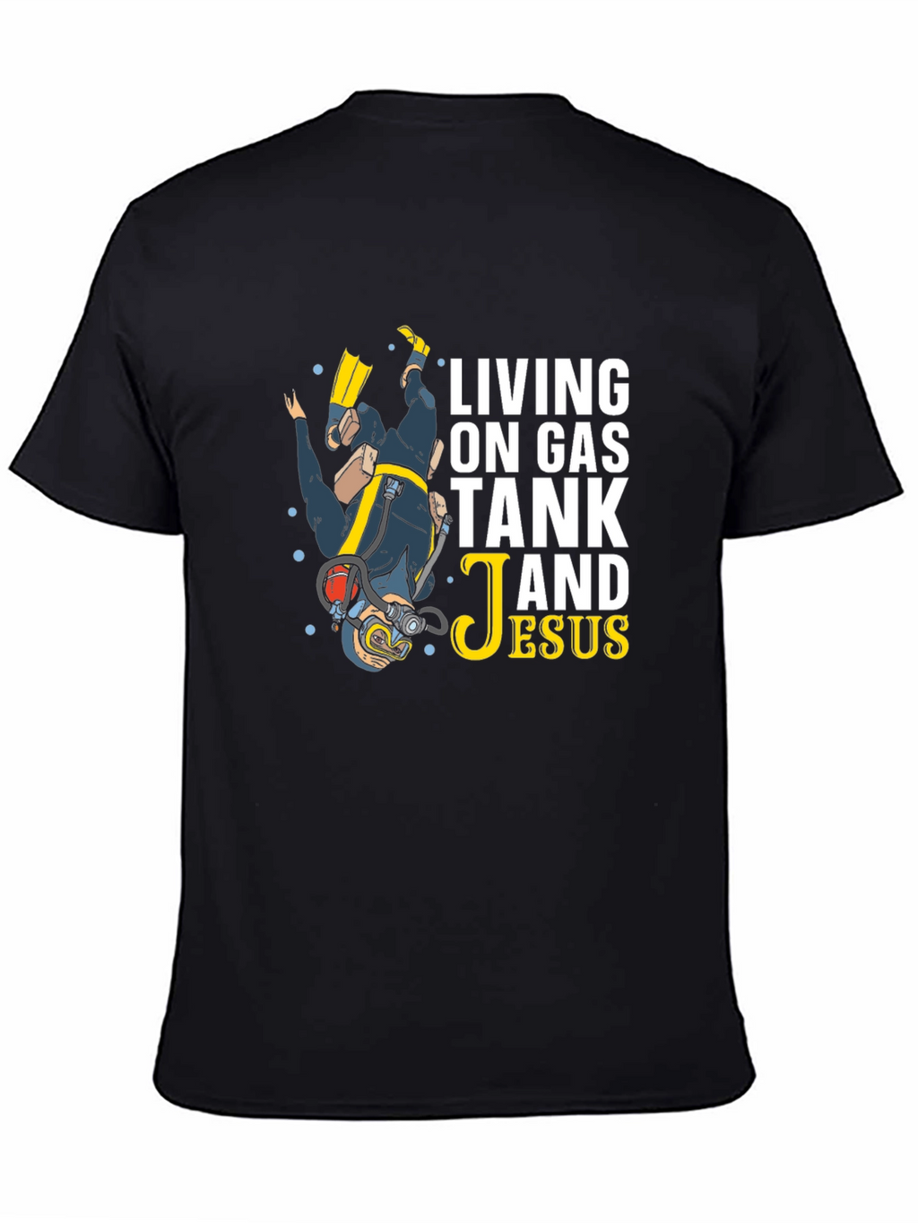 Living on Gas Tank and Jesus T-Shirt