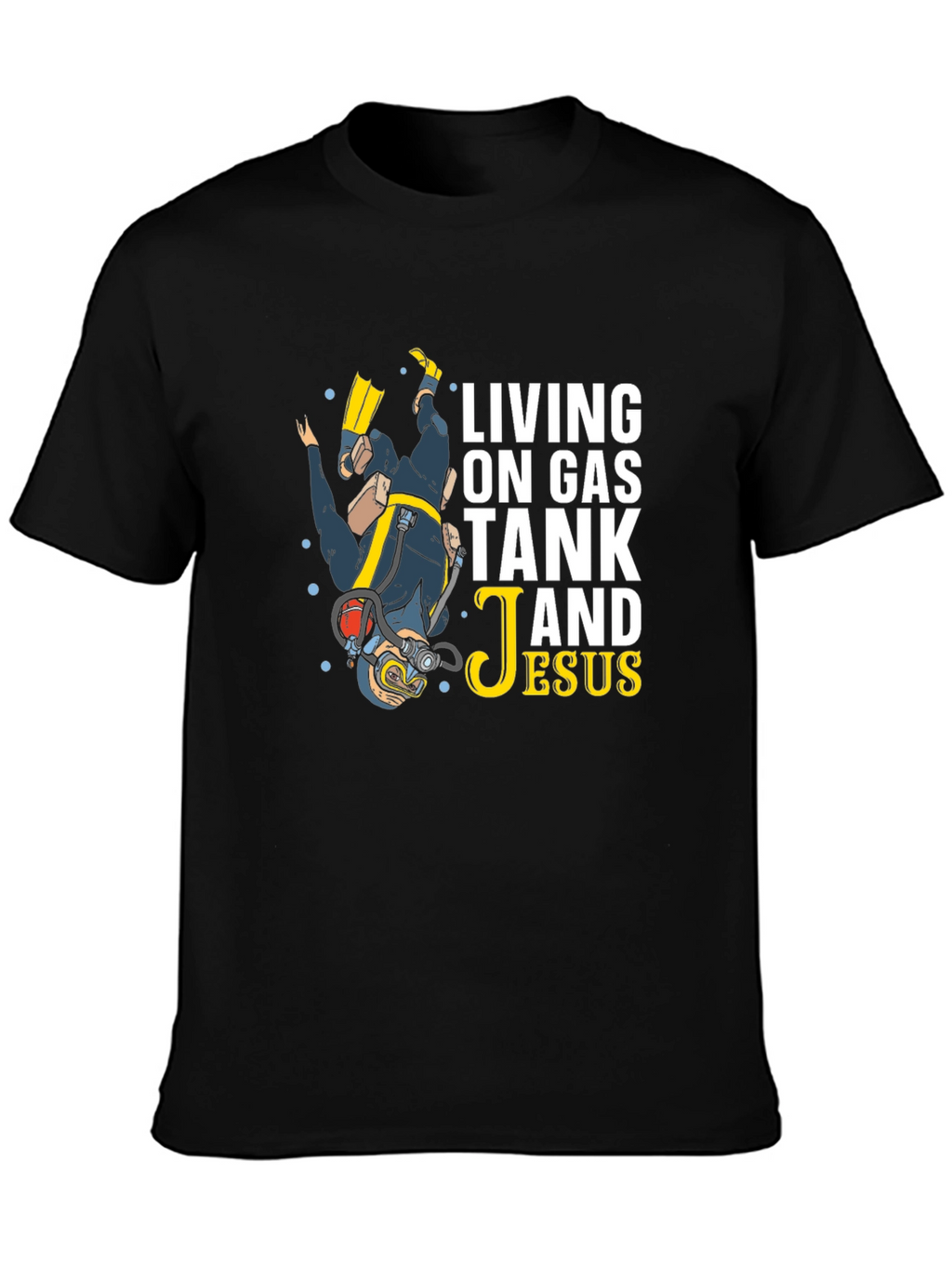 Living on Gas Tank and Jesus T-Shirt