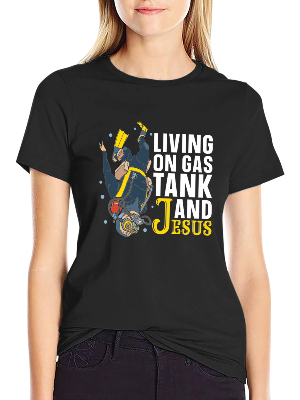 Living on Gas Tank and Jesus T-Shirt