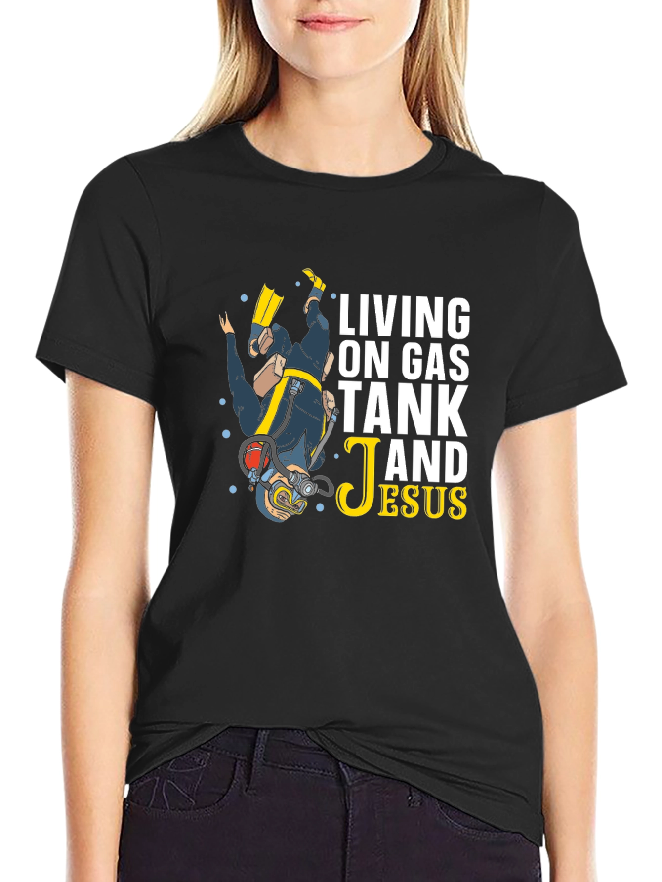 Living on Gas Tank and Jesus T-Shirt