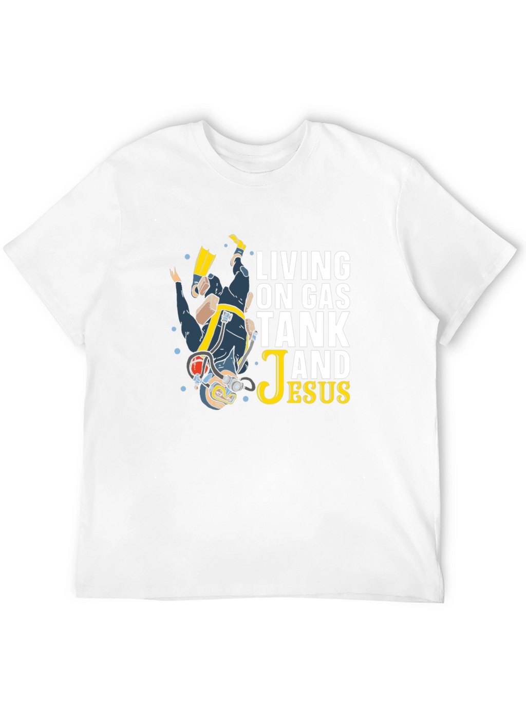 Living on Gas Tank and Jesus T-Shirt