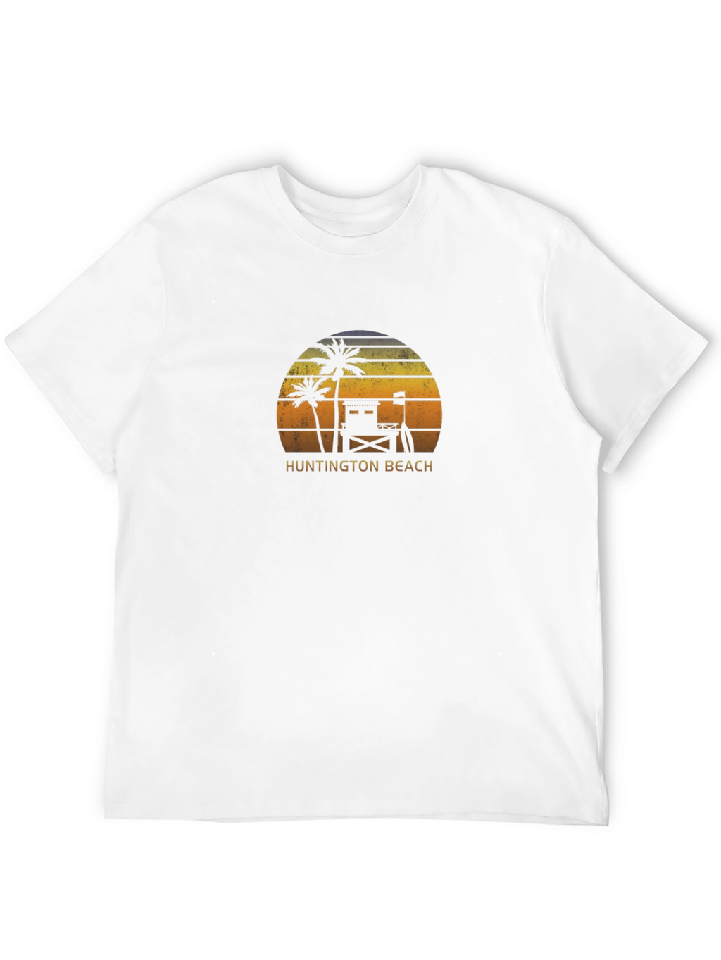 Huntington Beach Retro Sunset T-Shirt