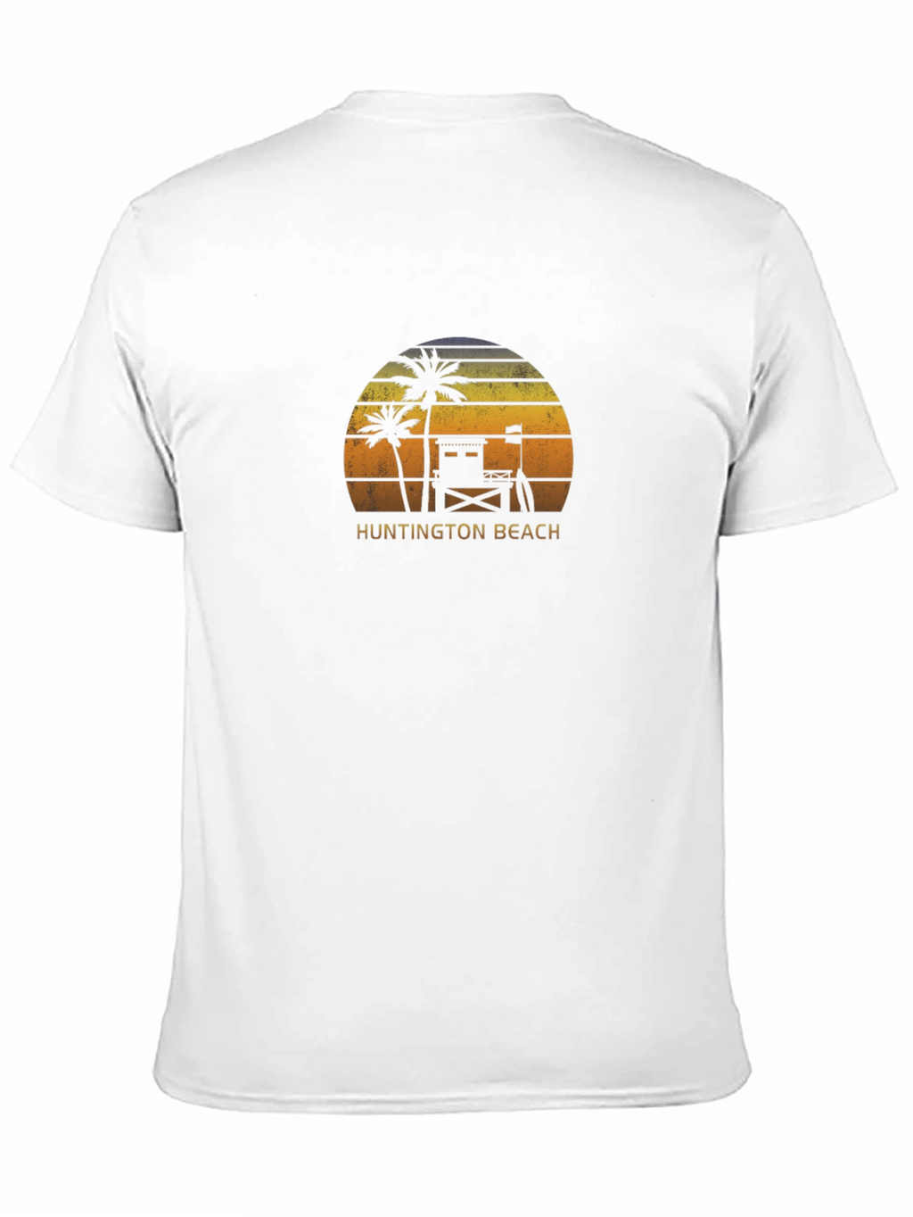 Huntington Beach Retro Sunset T-Shirt