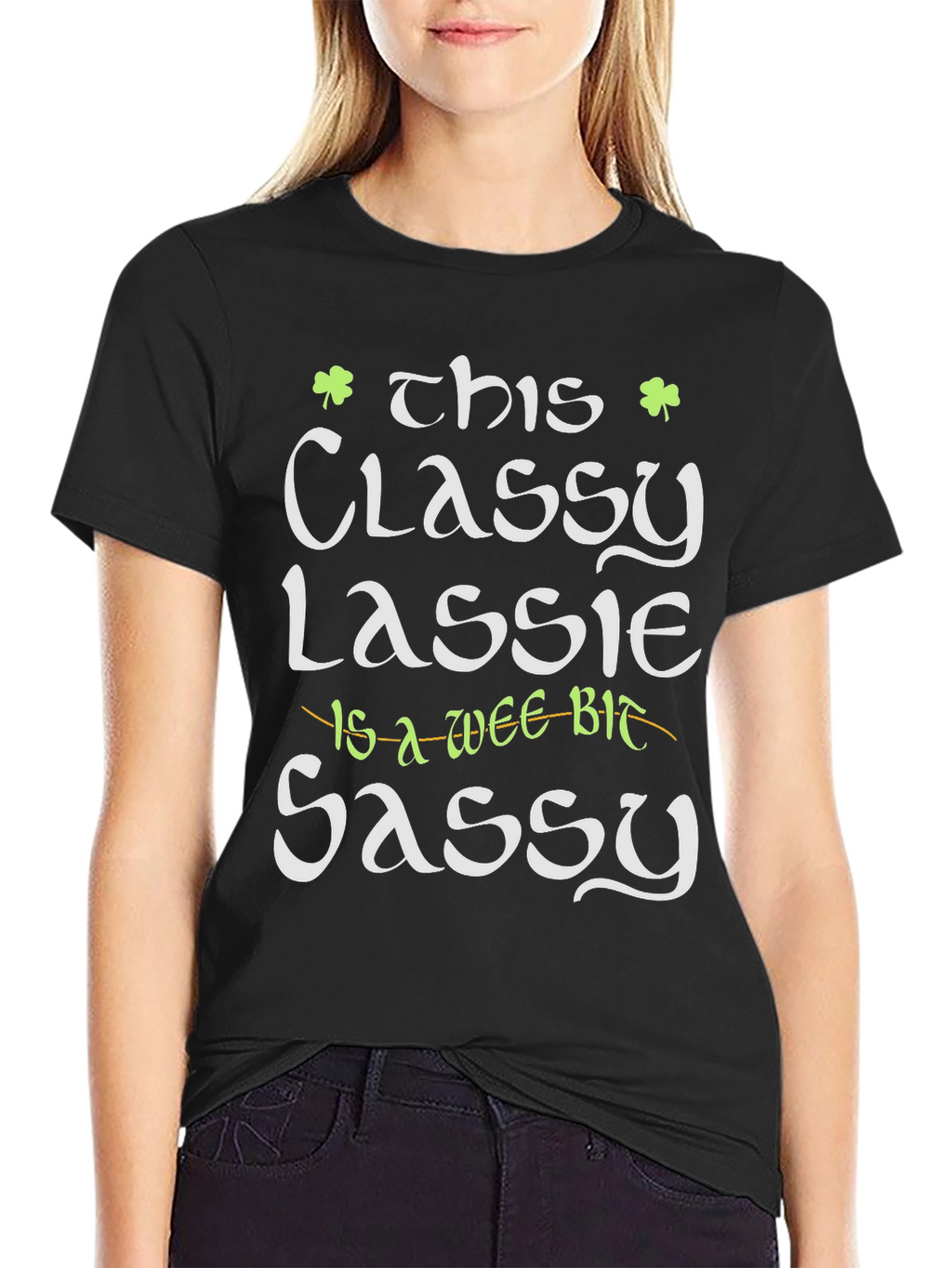 Classy Lassie Graphic Tee - St. Patricks Day T-Shirt