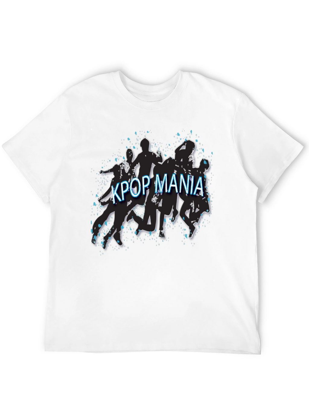 Kpop Mania Black Graphic Tee