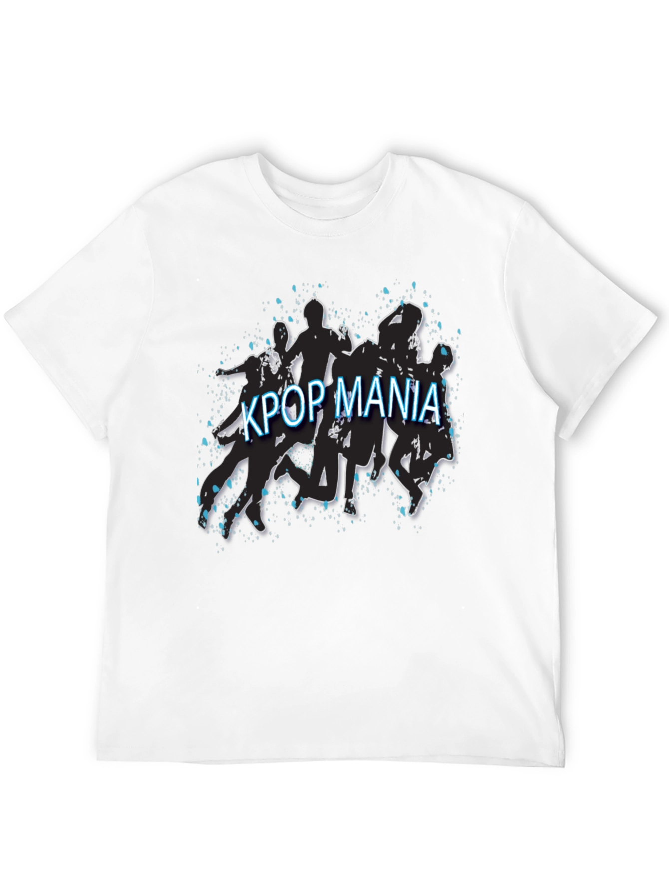 Kpop Mania Black Graphic Tee