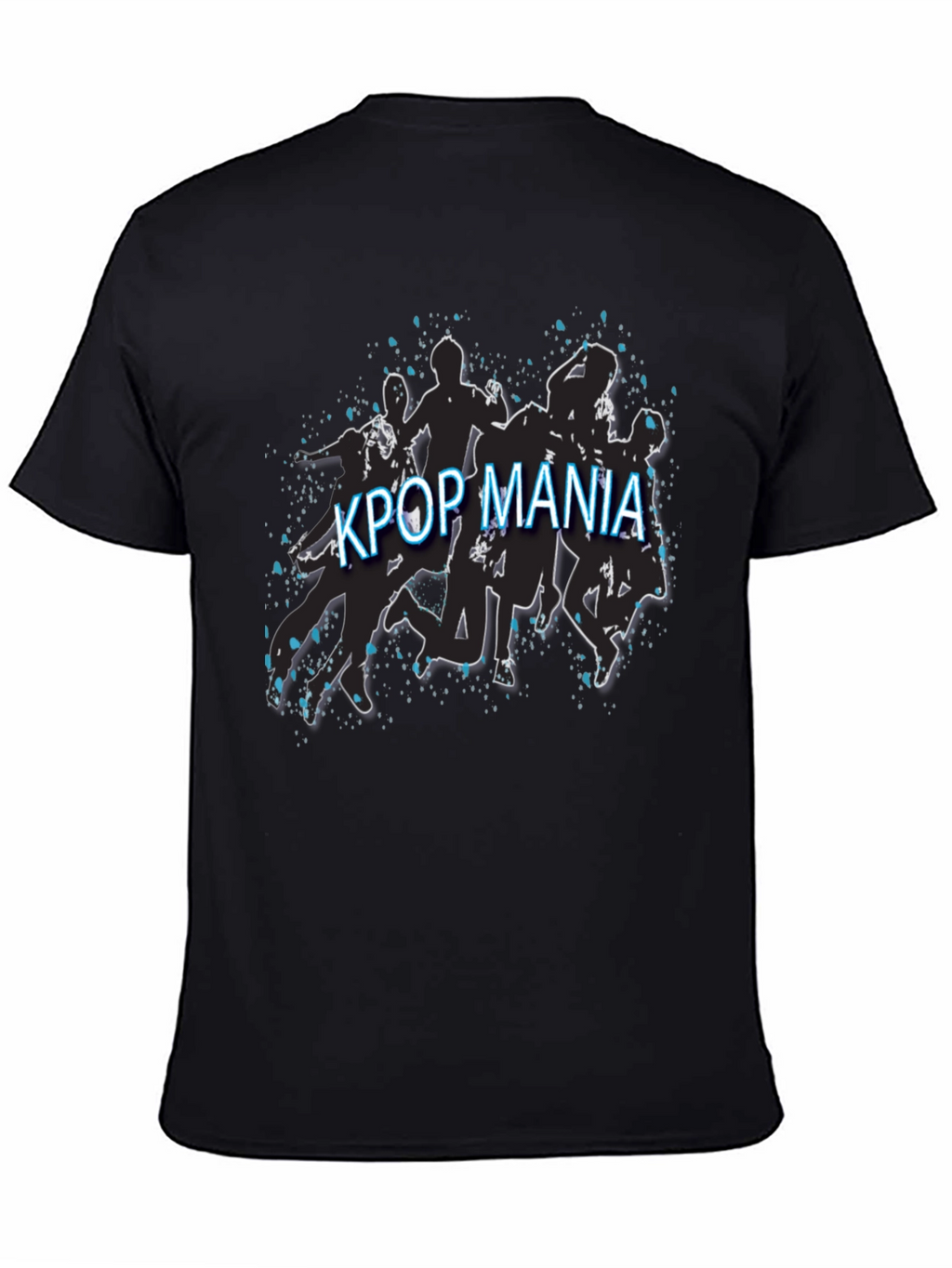 Kpop Mania Black Graphic Tee