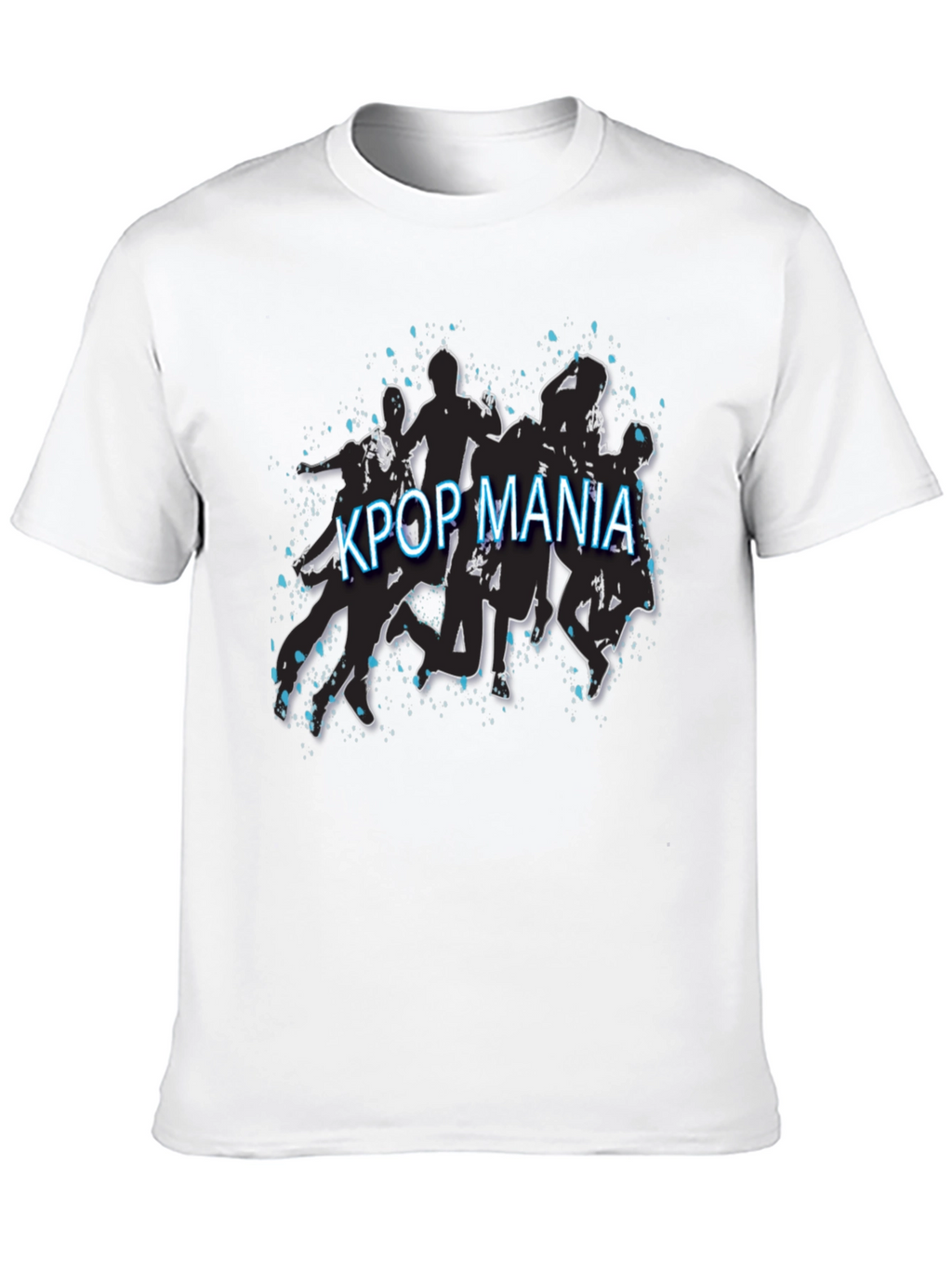 Kpop Mania Black Graphic Tee