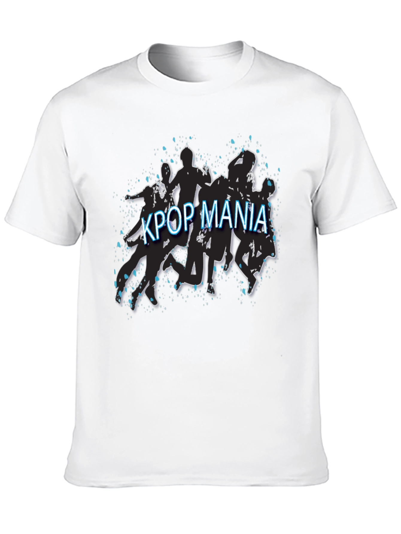 Kpop Mania Black Graphic Tee