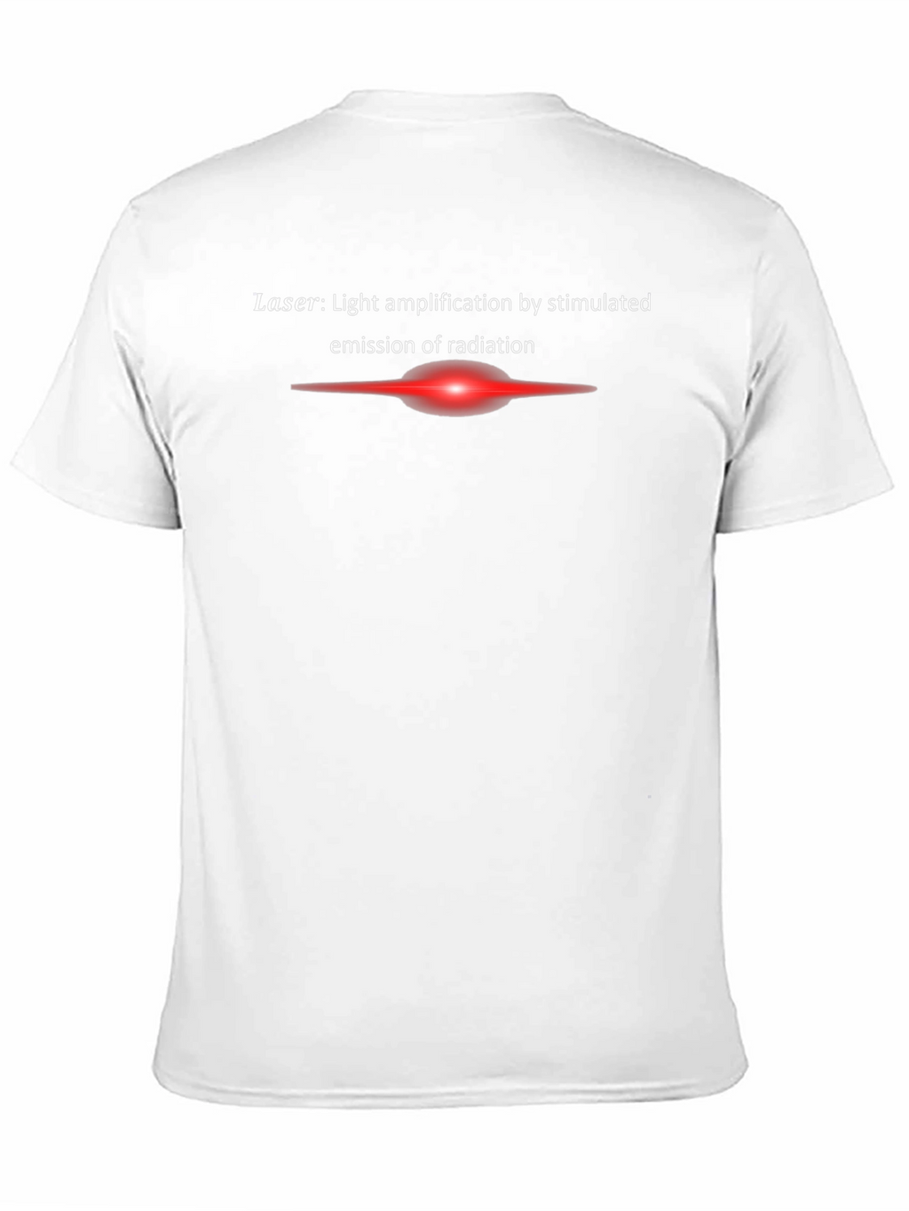 Laser Definition Black T-Shirt - Science Tee