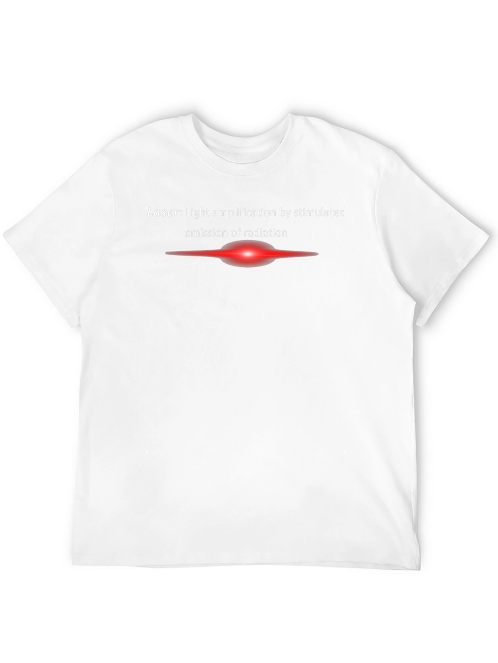 Laser Definition Black T-Shirt - Science Tee